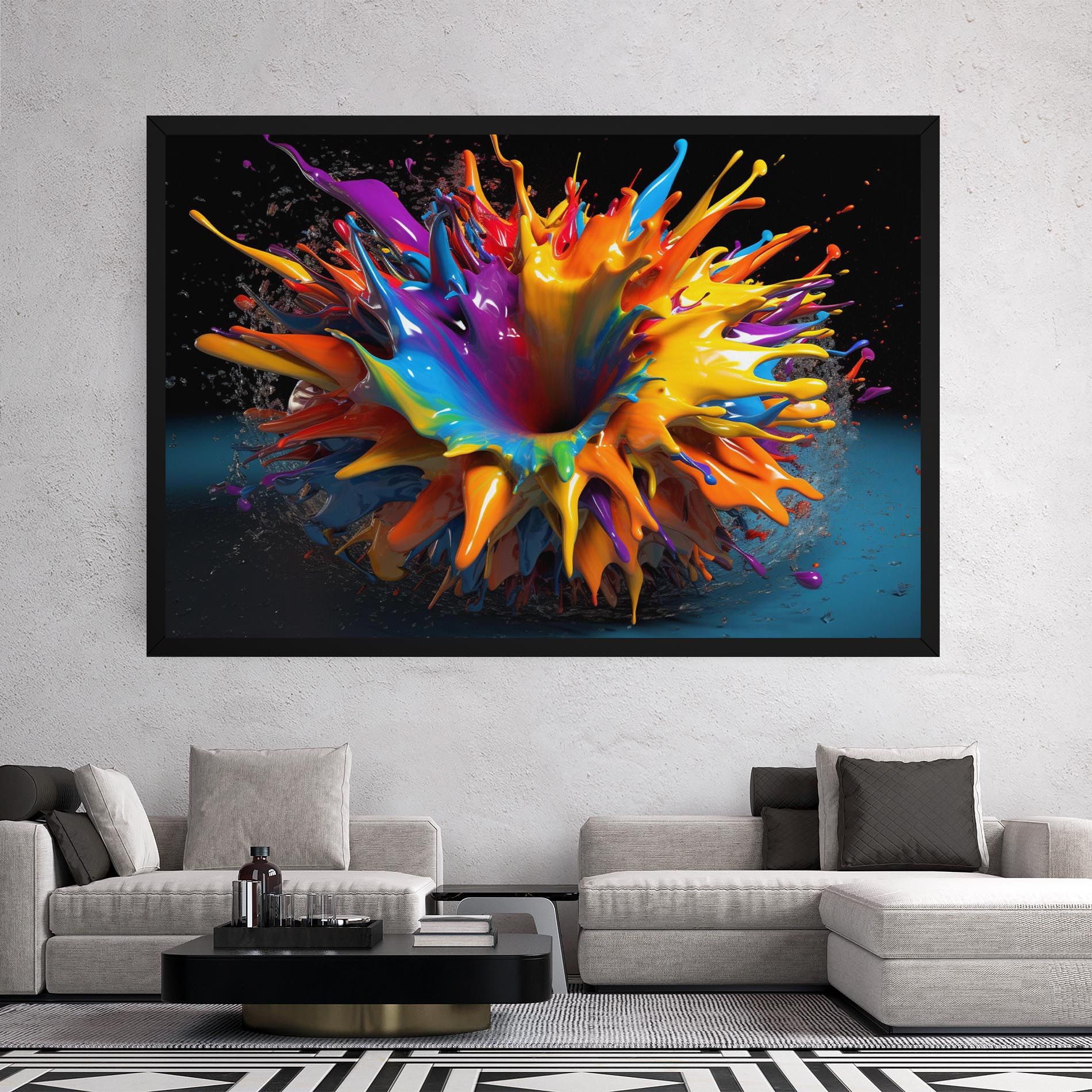 3d Color Splash mockup 2