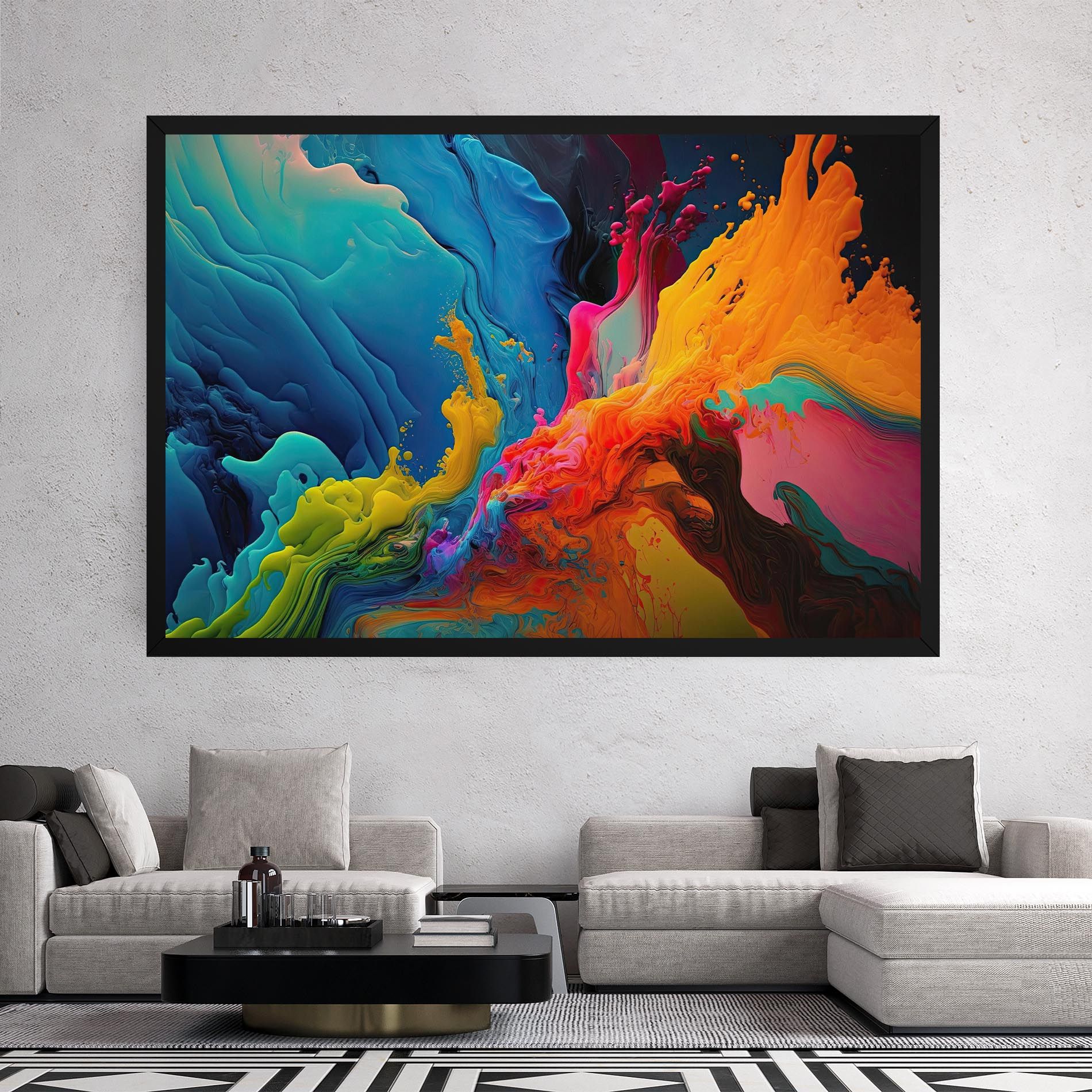 Color Floating mockup 2