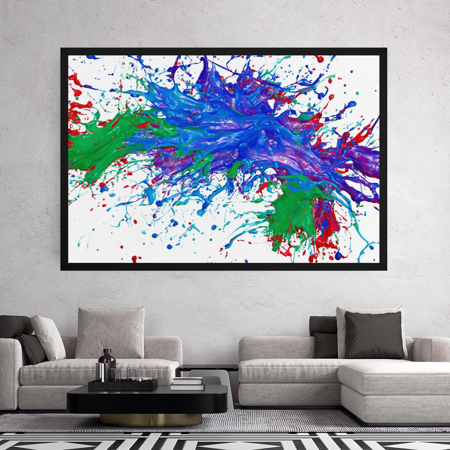 Colorful Blue Purple mockup 2