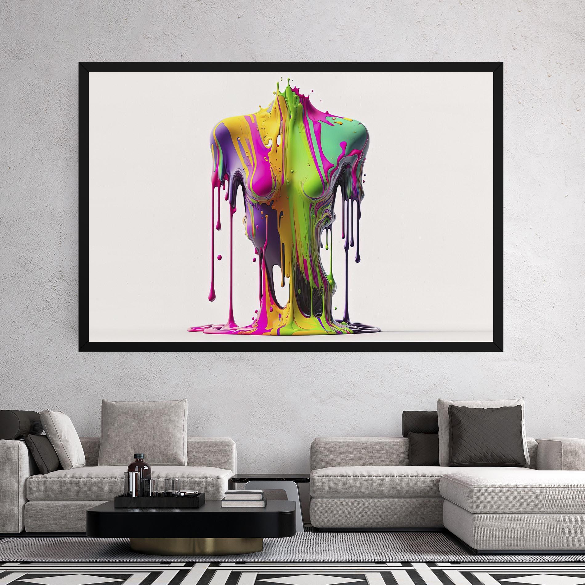 Картина на платно Colorful Body mockup 2