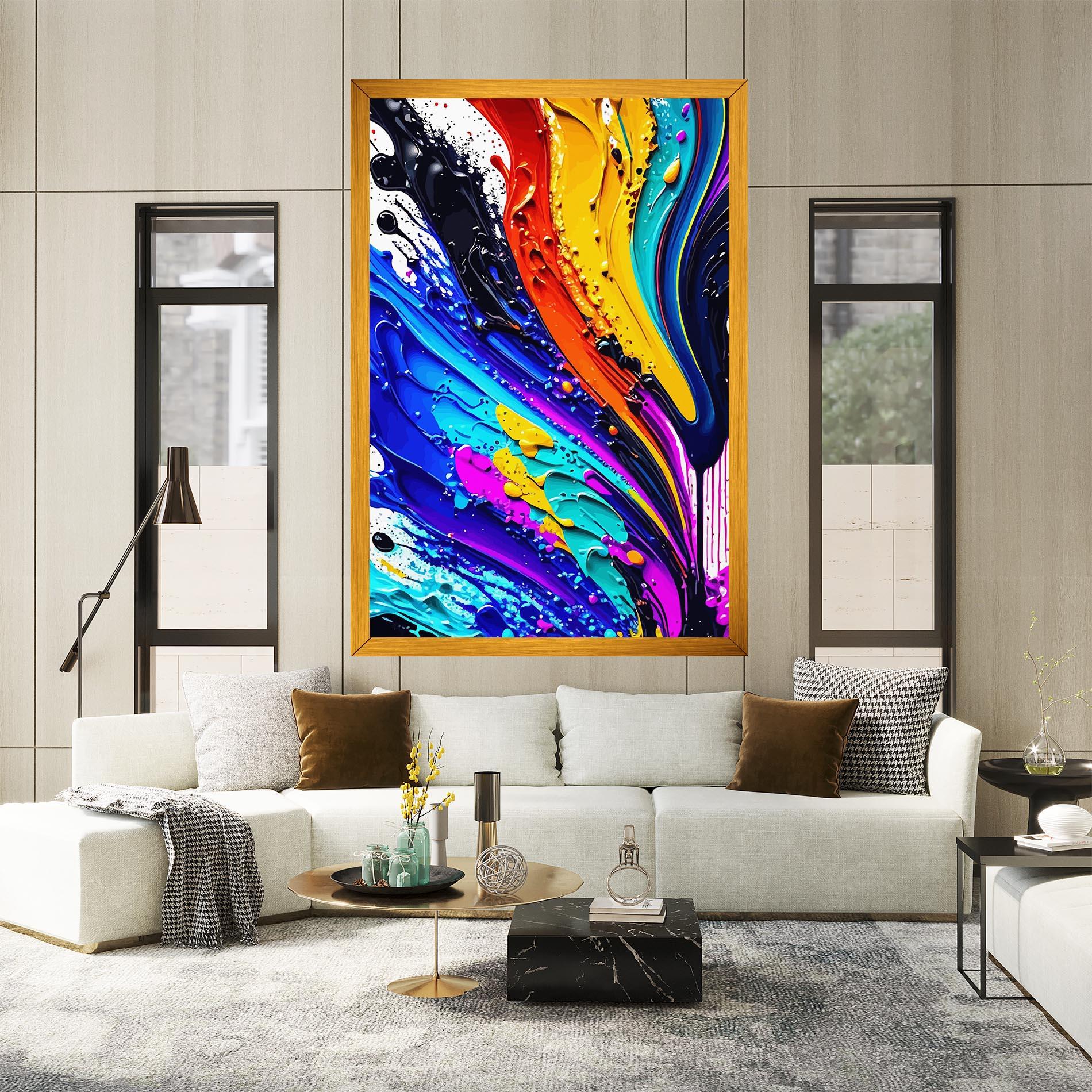 Картина на платно Beautiful Splash mockup 2