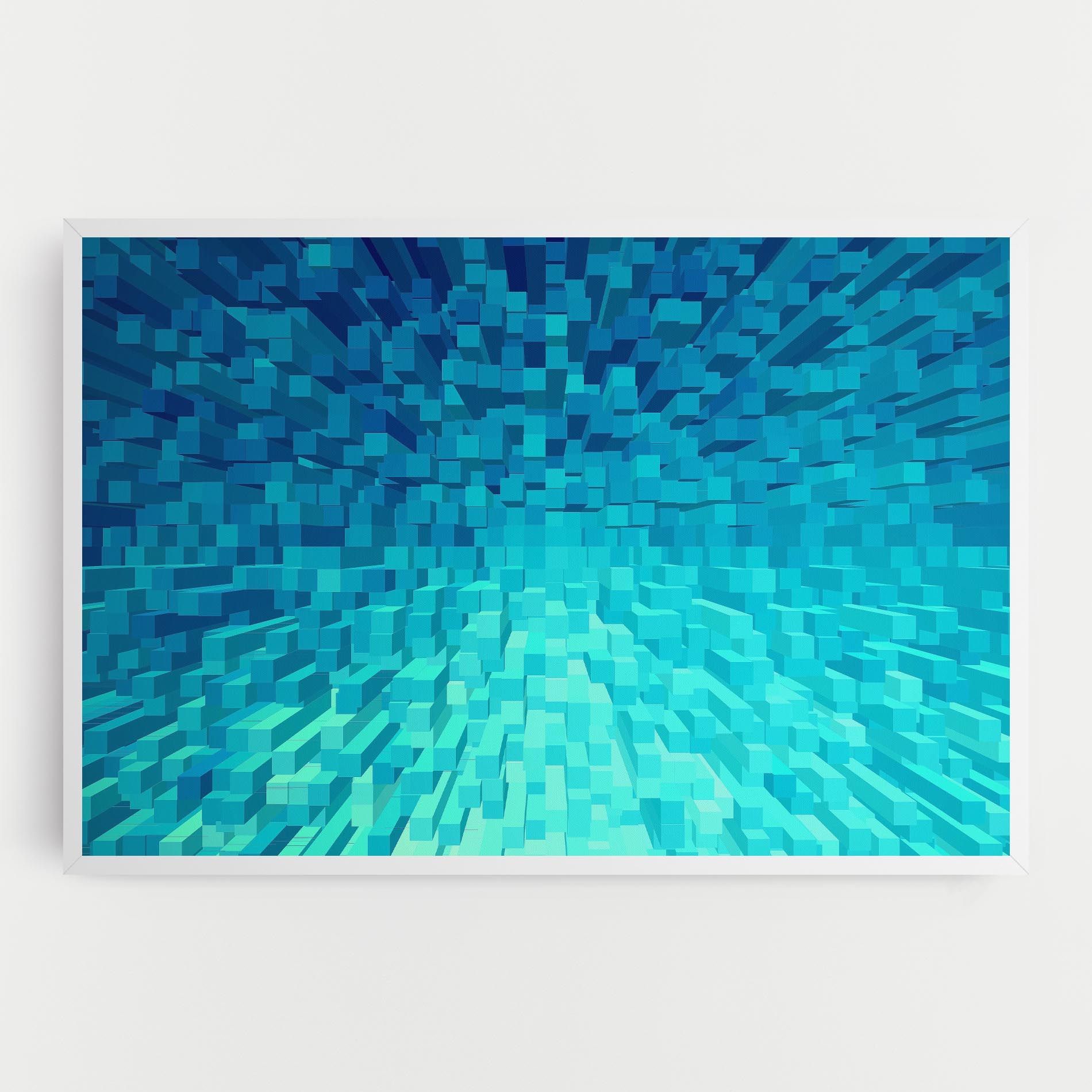 Blue Square Mix mockup 0