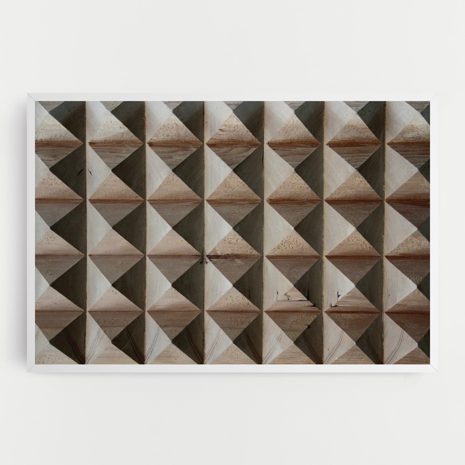 Картина на платно Cream Pyramid mockup 0