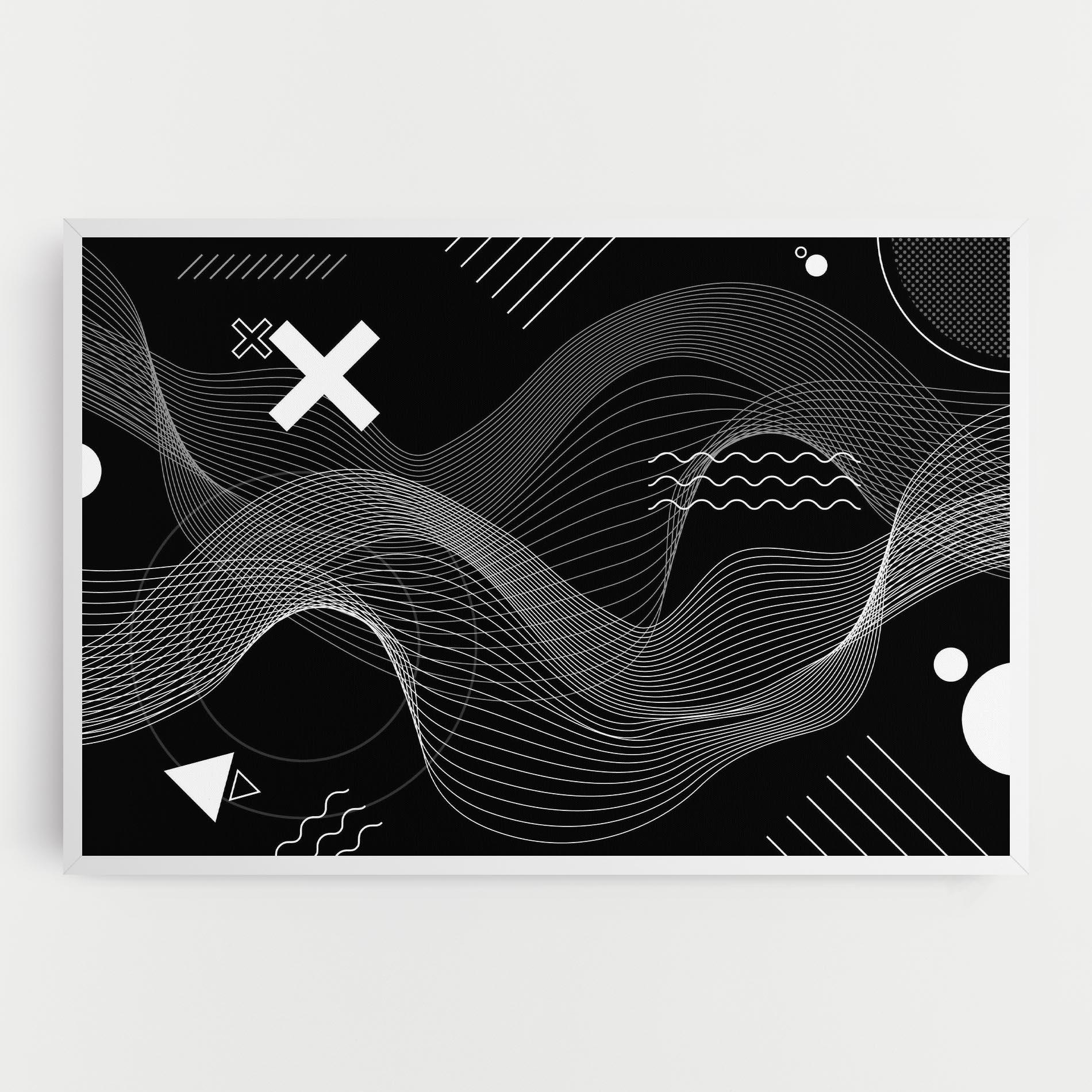 Картина на платно Geometric Lines mockup 0