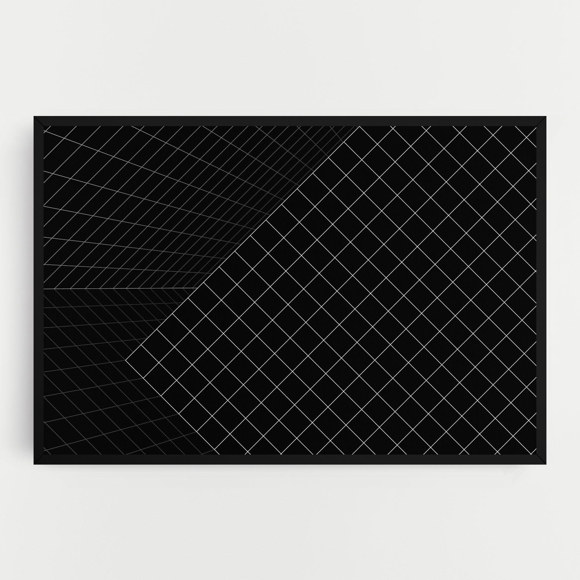 Картина на платно Black Square mockup 0