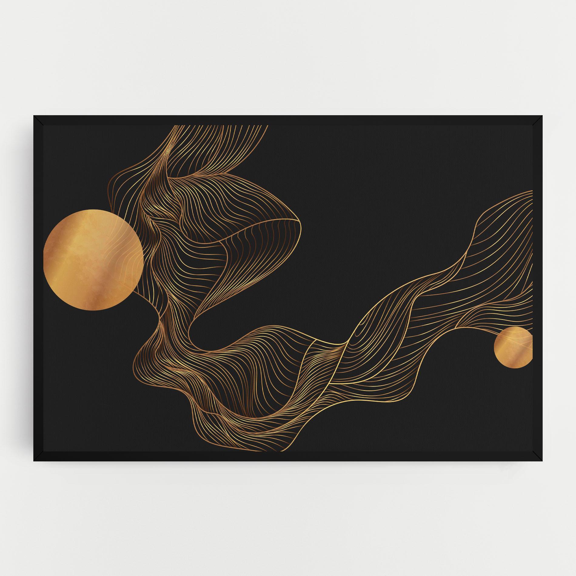 Картина на платно Frecventa Abstracta mockup 0