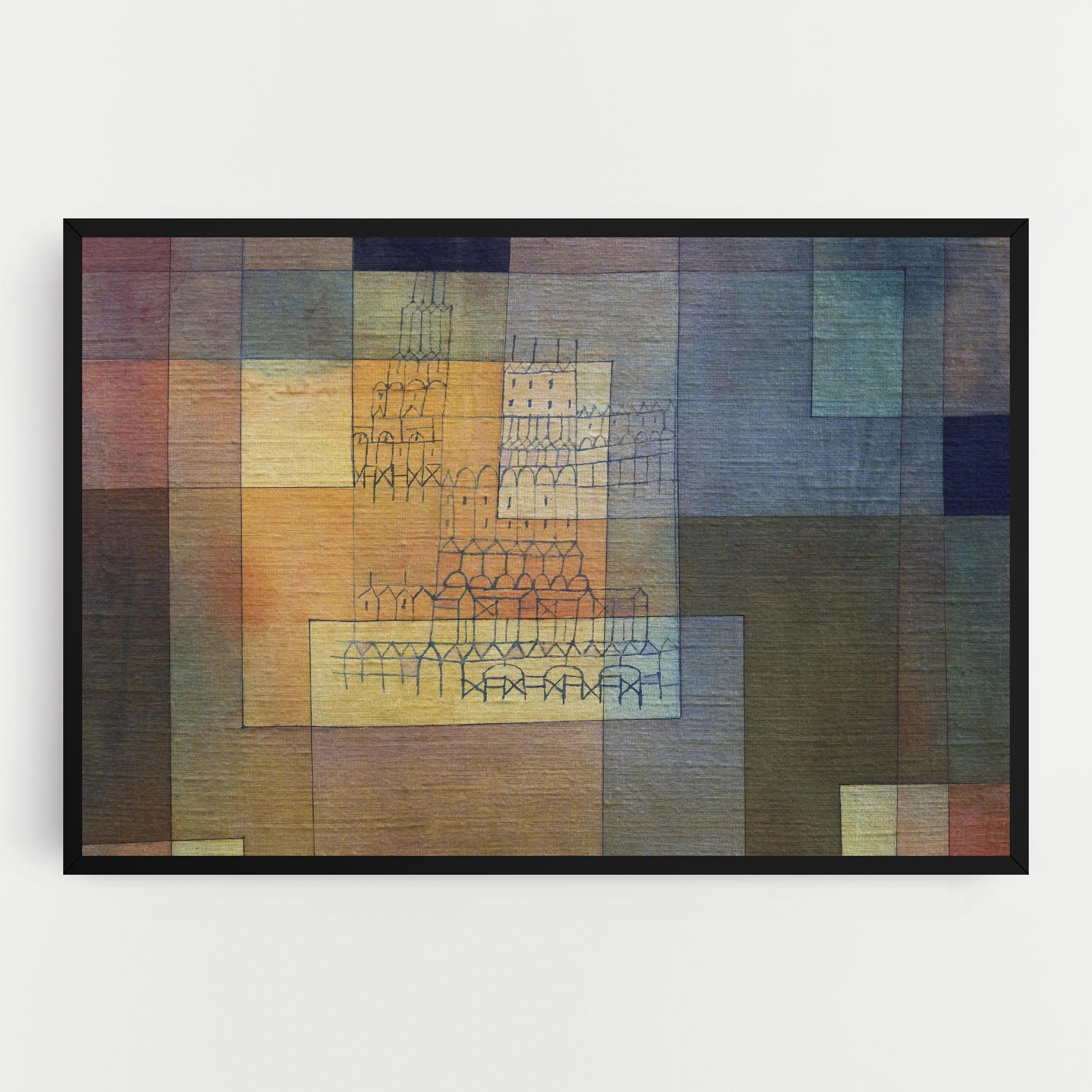 Картина на платно Water Color Square mockup 0