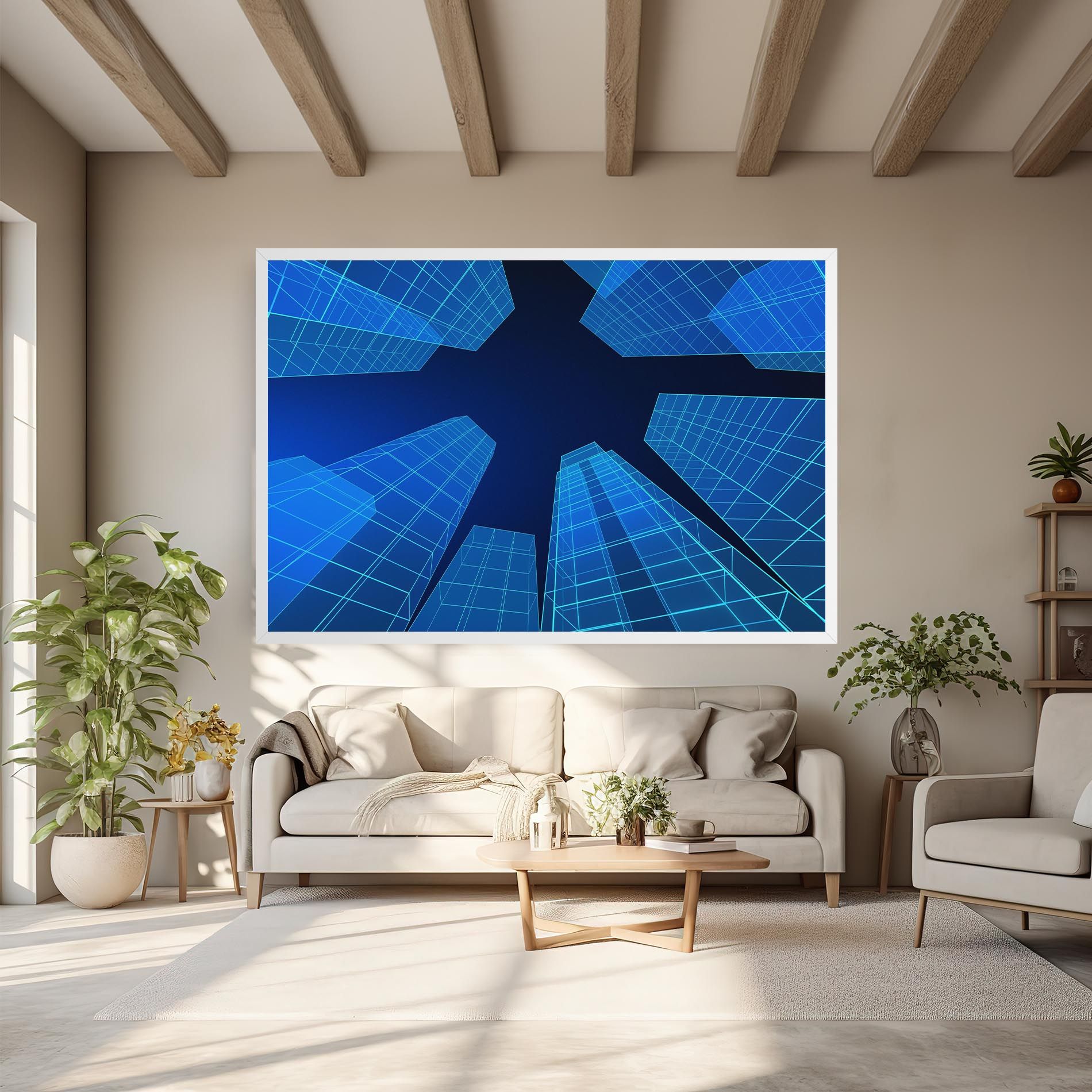 Blue Buildings mockup 6