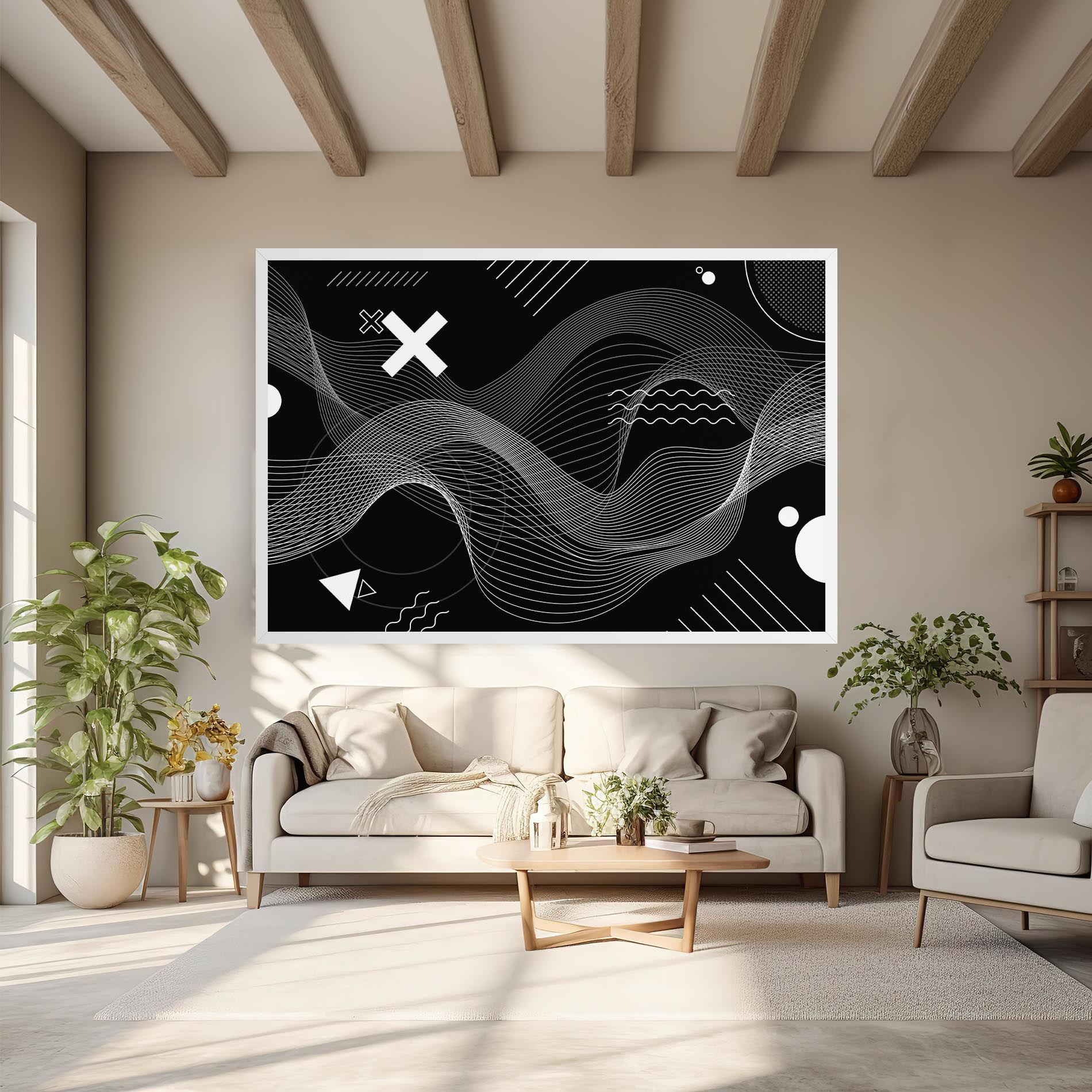 Geometric Lines mockup 6