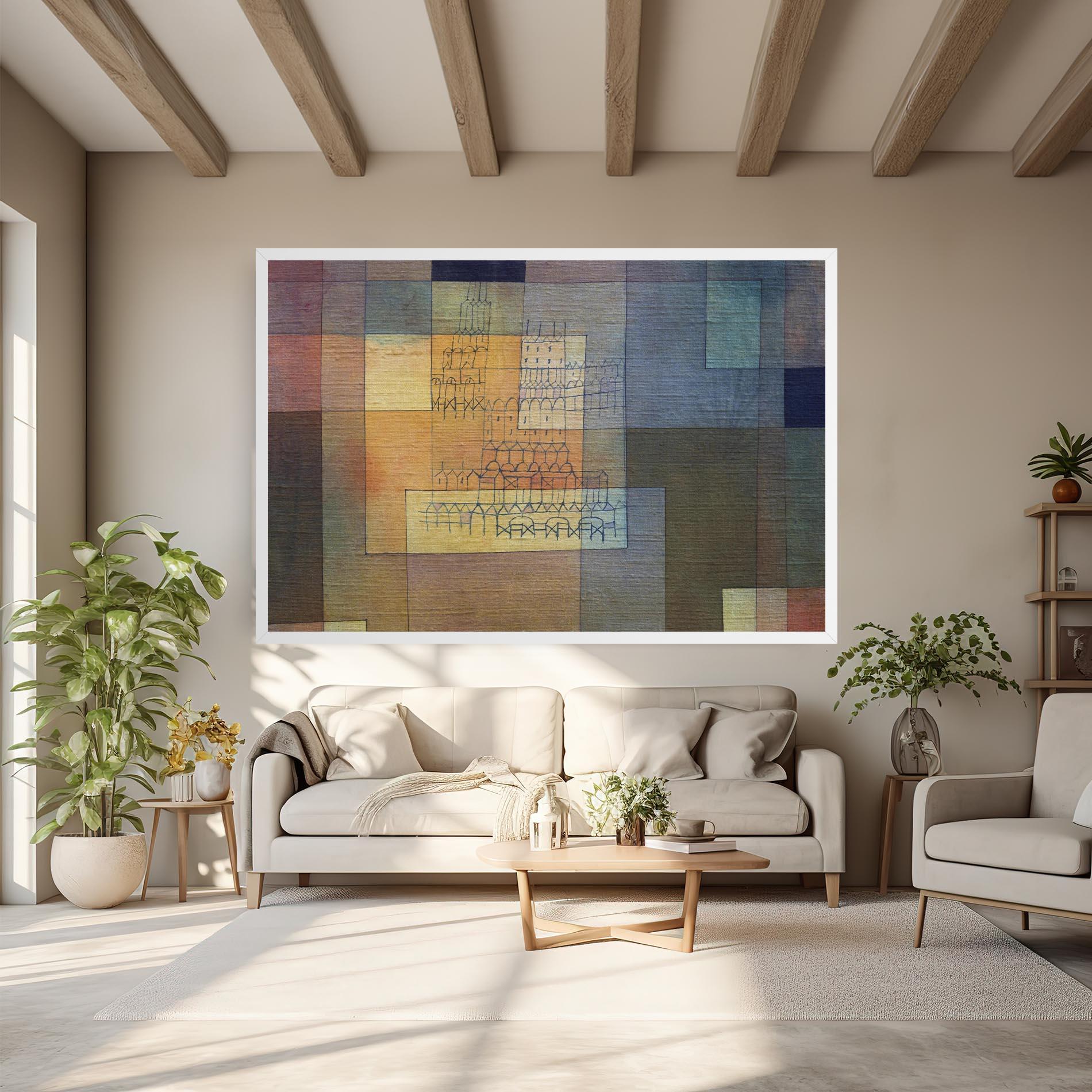 Картина на платно Water Color Square mockup 6