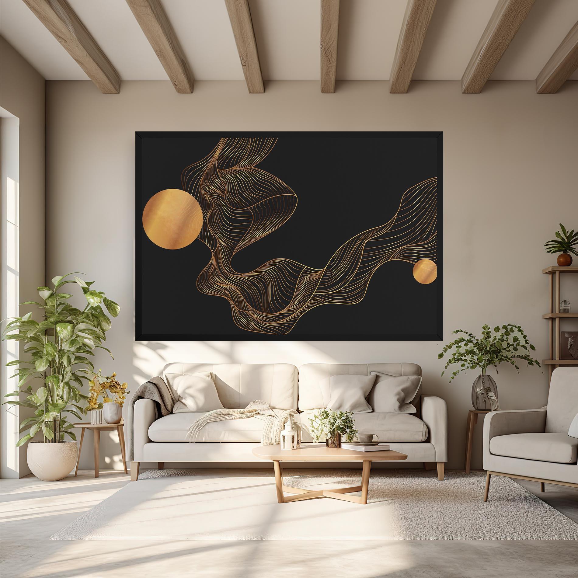 Картина на платно Frecventa Abstracta mockup 6