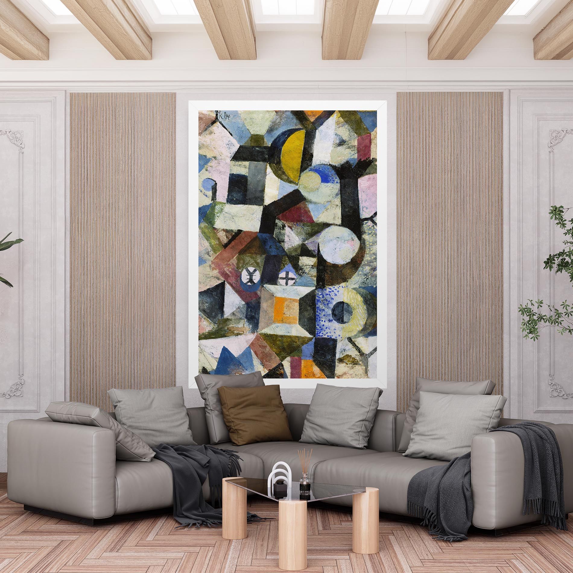 Abstract Geometric mockup 6