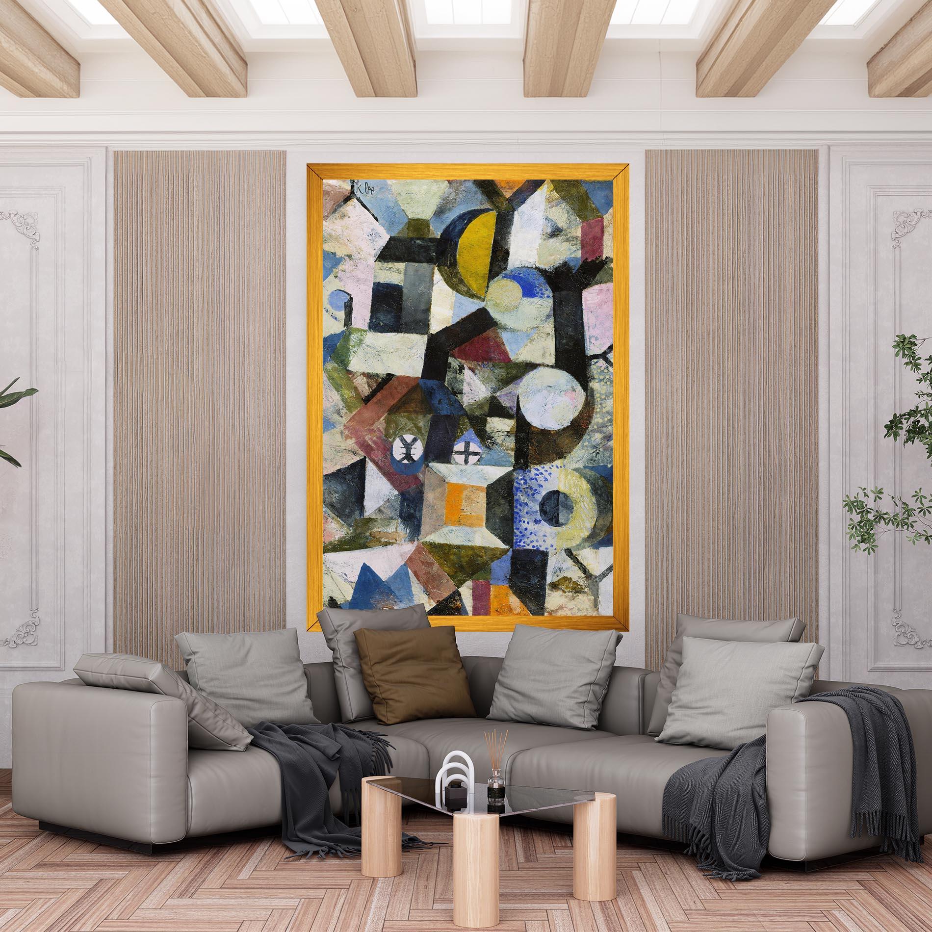 Картина на платно Abstract Geometric mockup 6