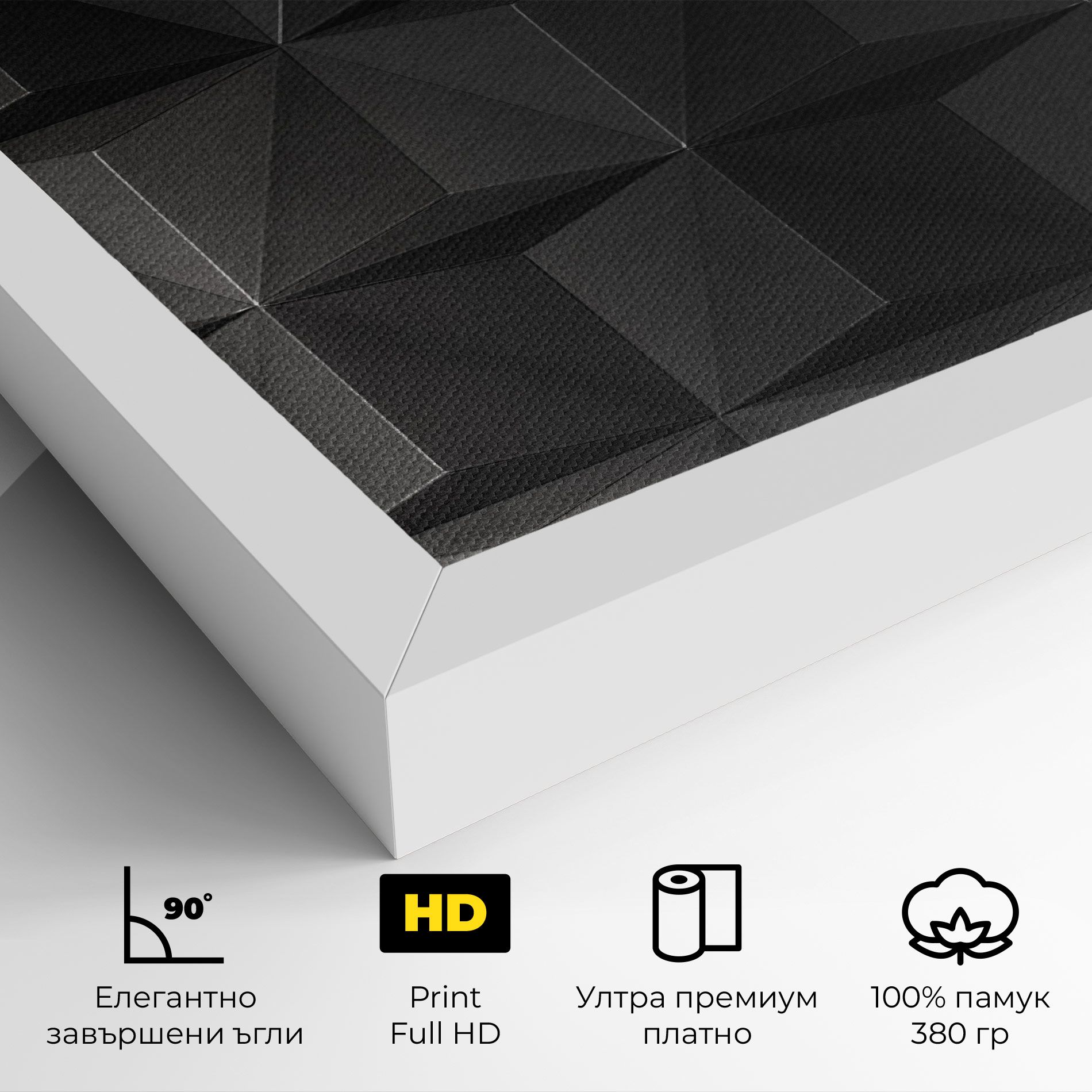 Black Shade Triangle mockup 4