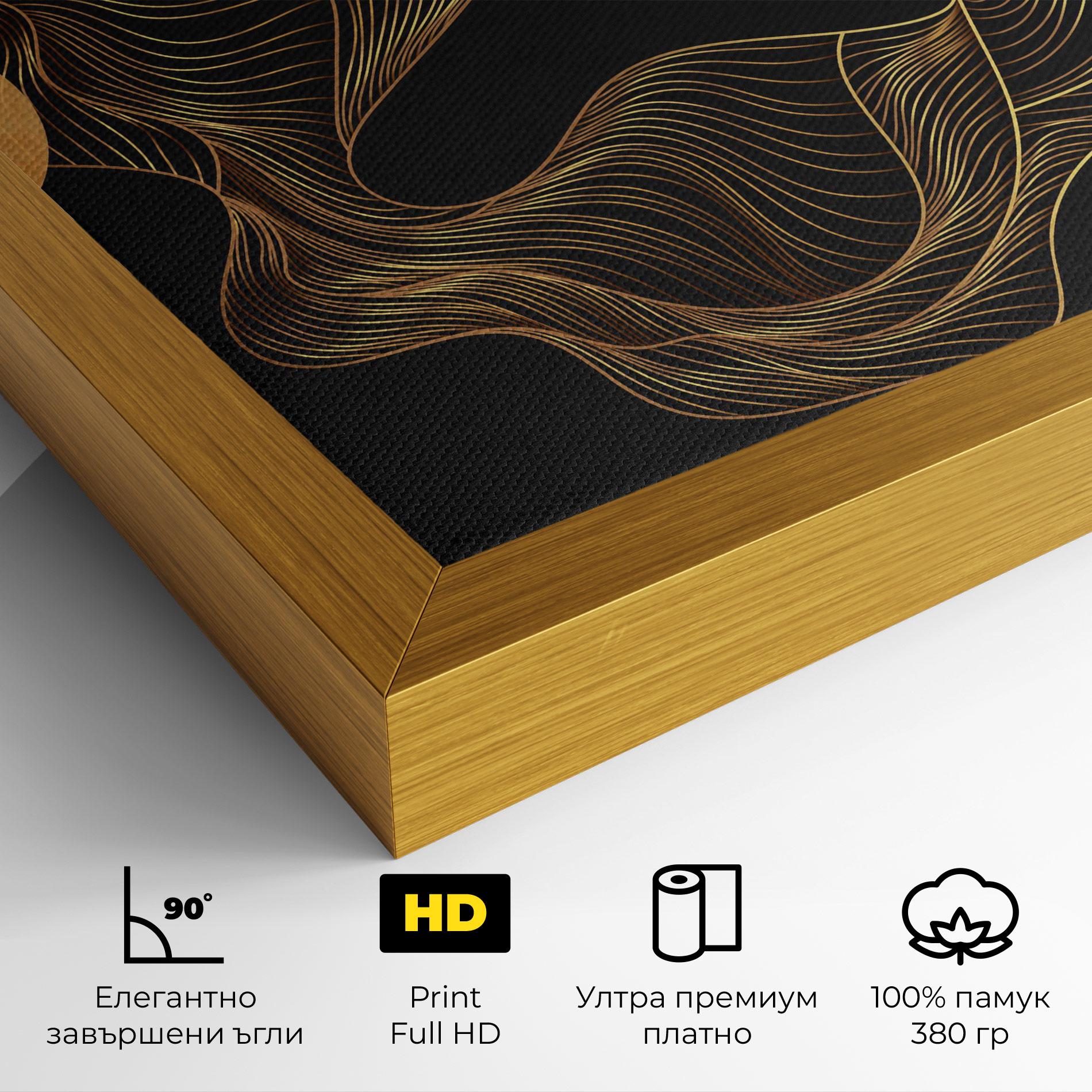 Картина на платно Frecventa Abstracta mockup 4