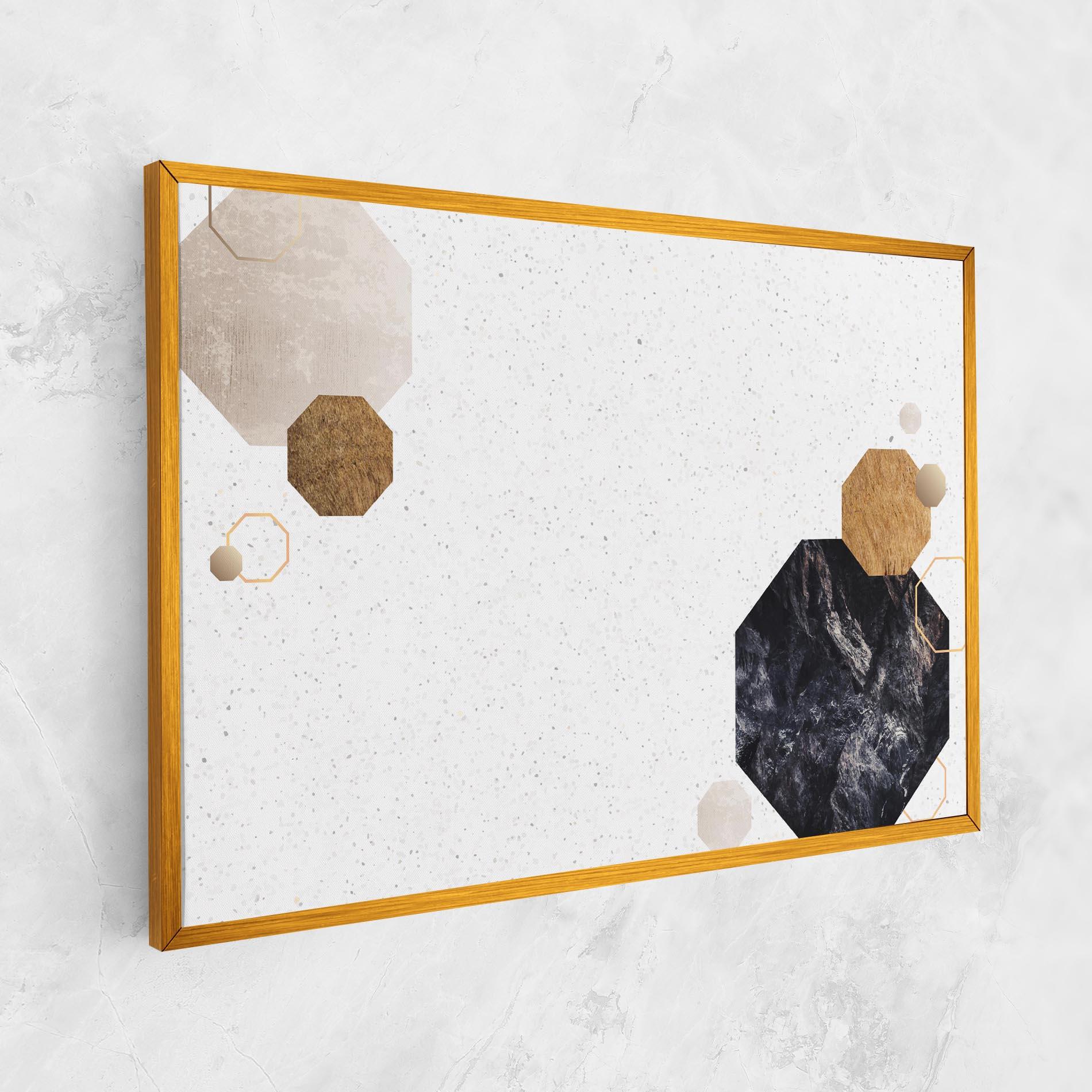 Картина на платно Big Hexagon mockup 1