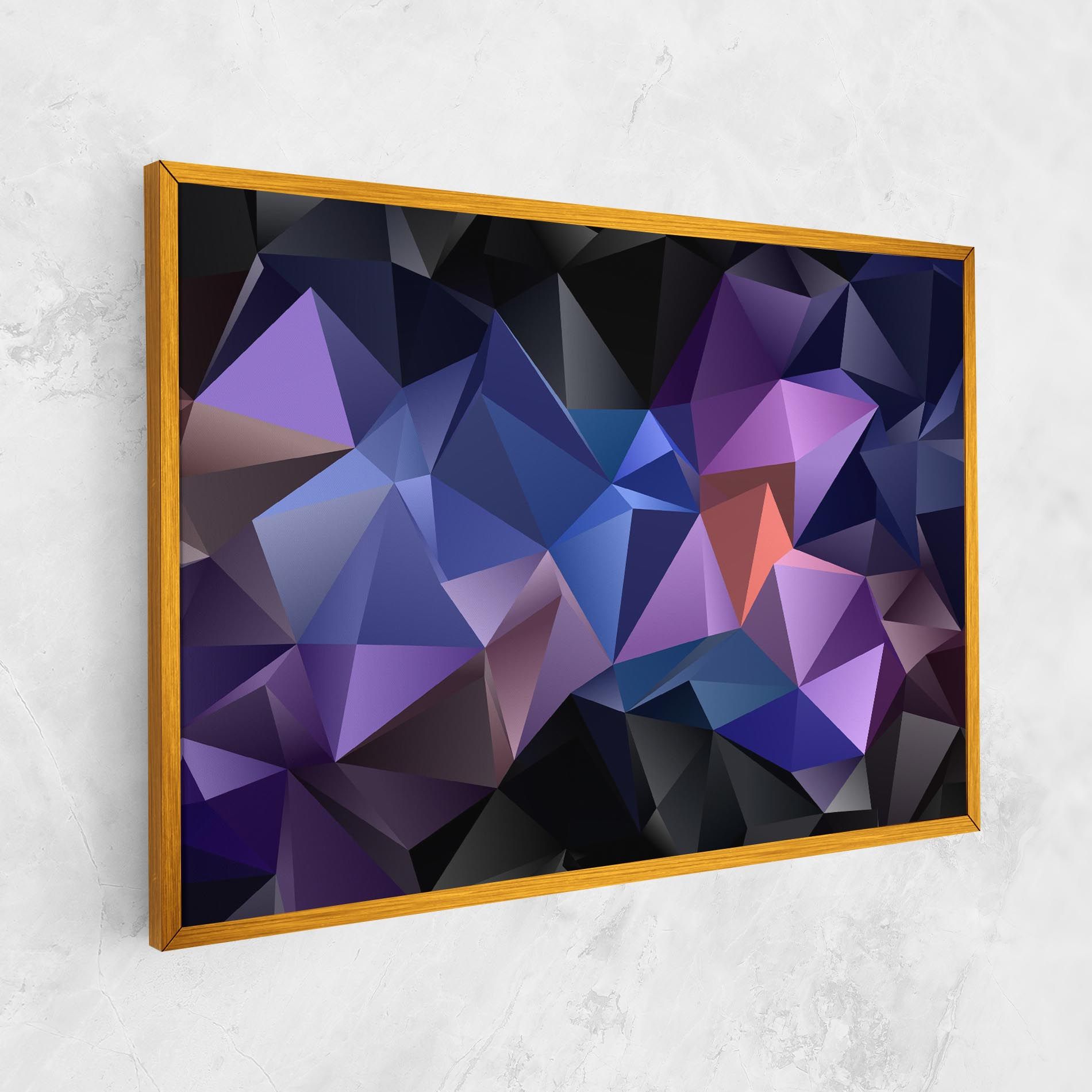 Black Purple Triangle mockup 1