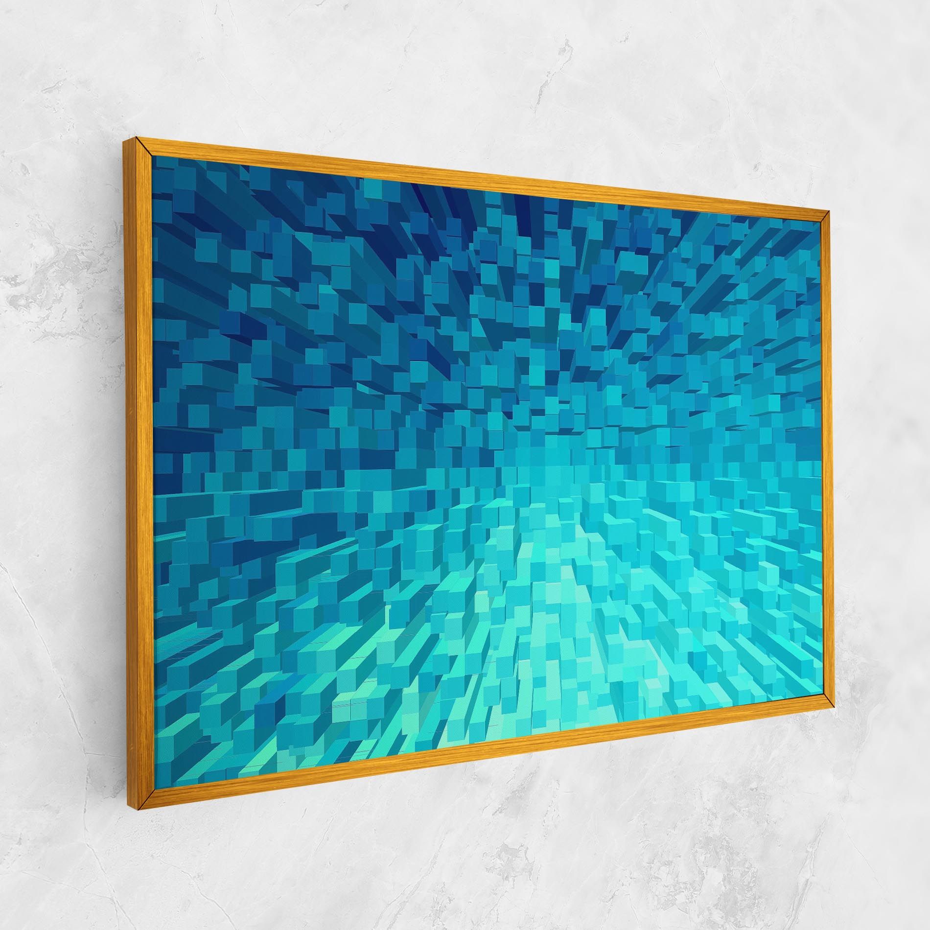 Blue Square Mix mockup 1