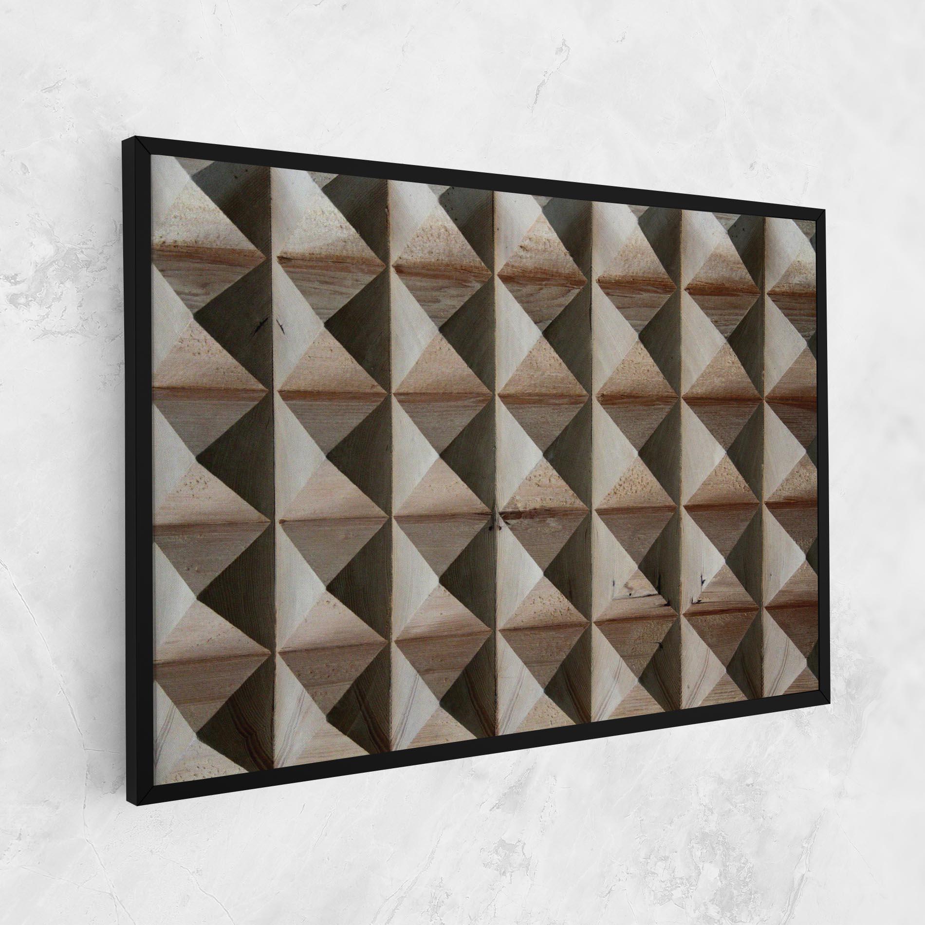 Картина на платно Cream Pyramid mockup 1