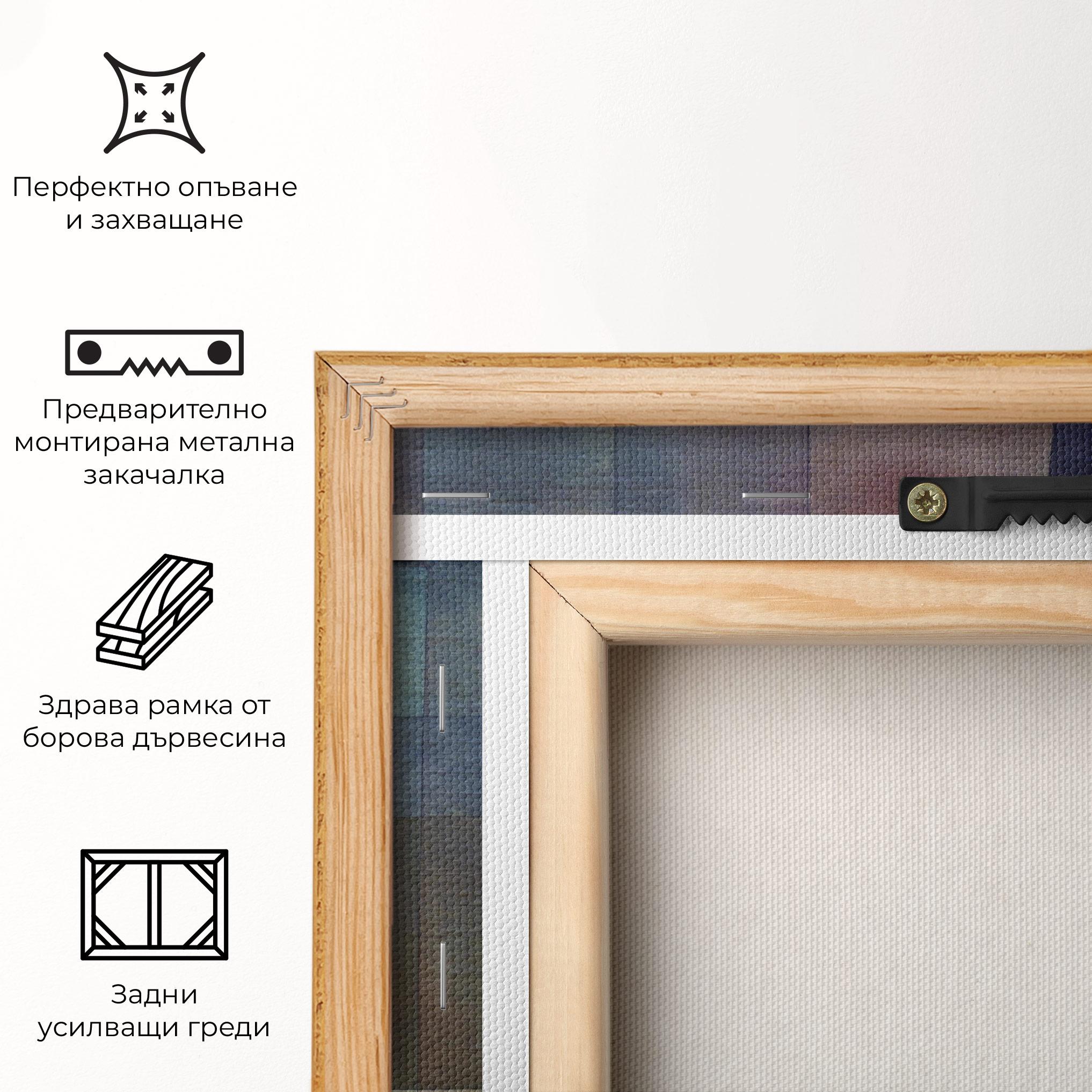 Картина на платно Water Color Square mockup 5