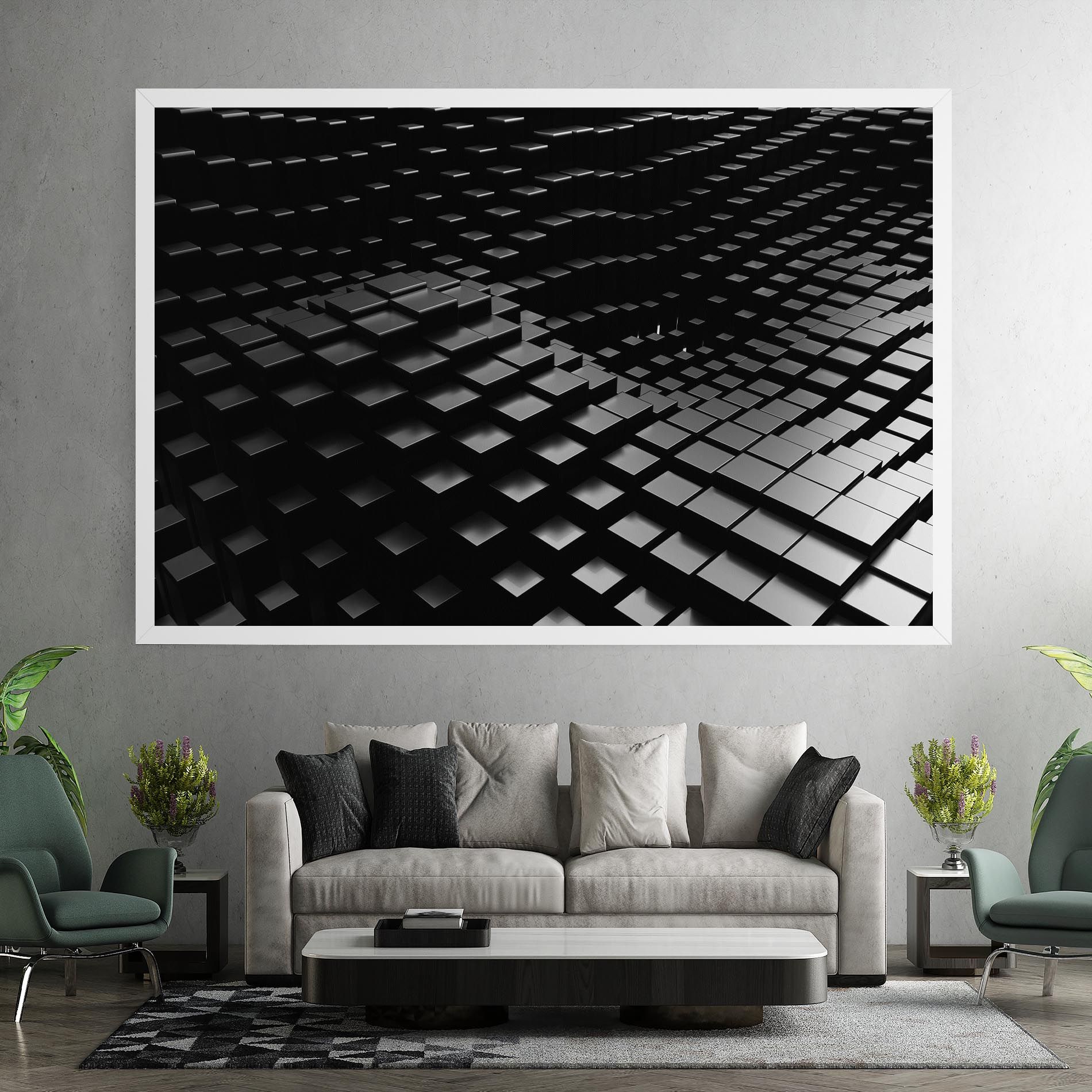 Black Square Wave mockup 7