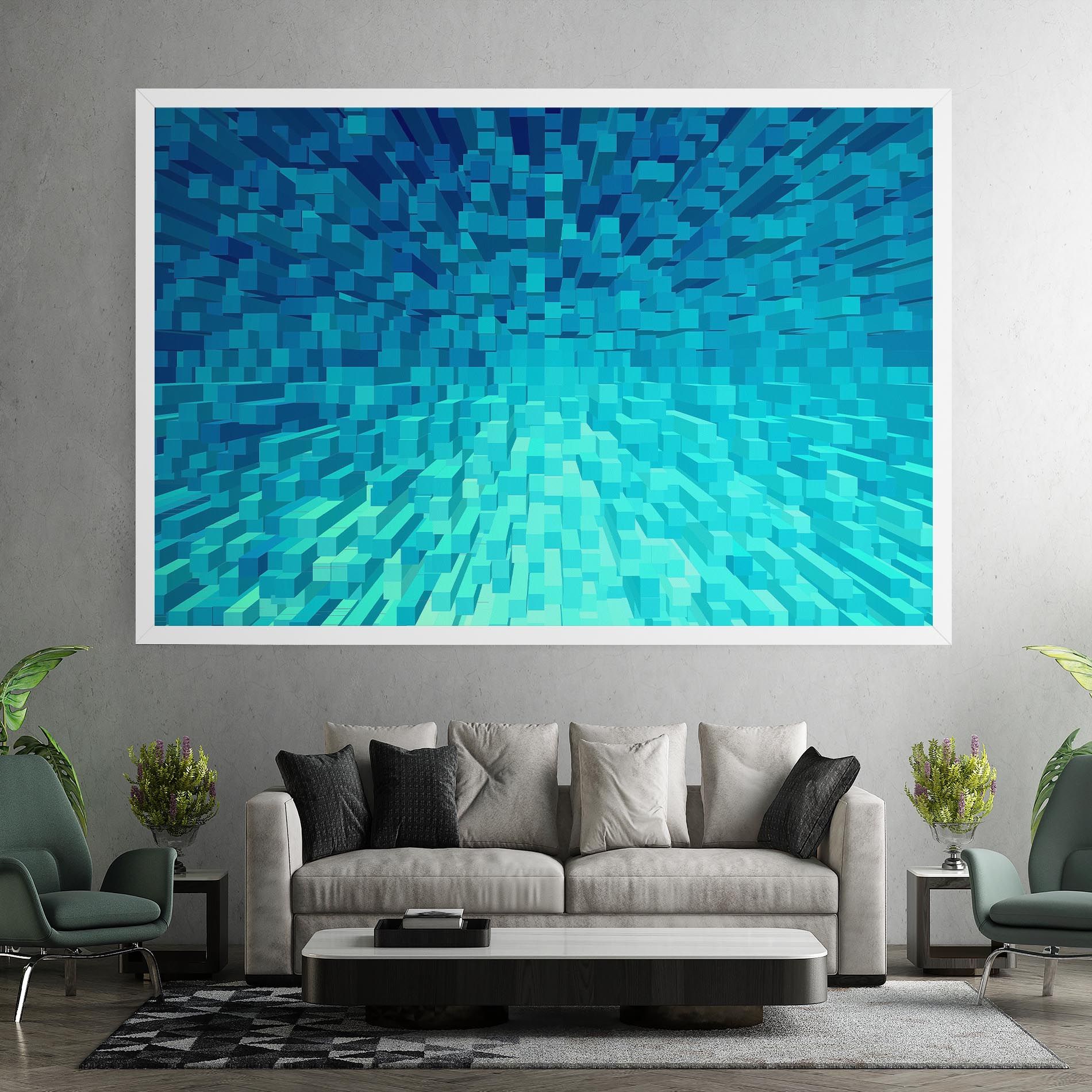 Blue Square Mix mockup 7