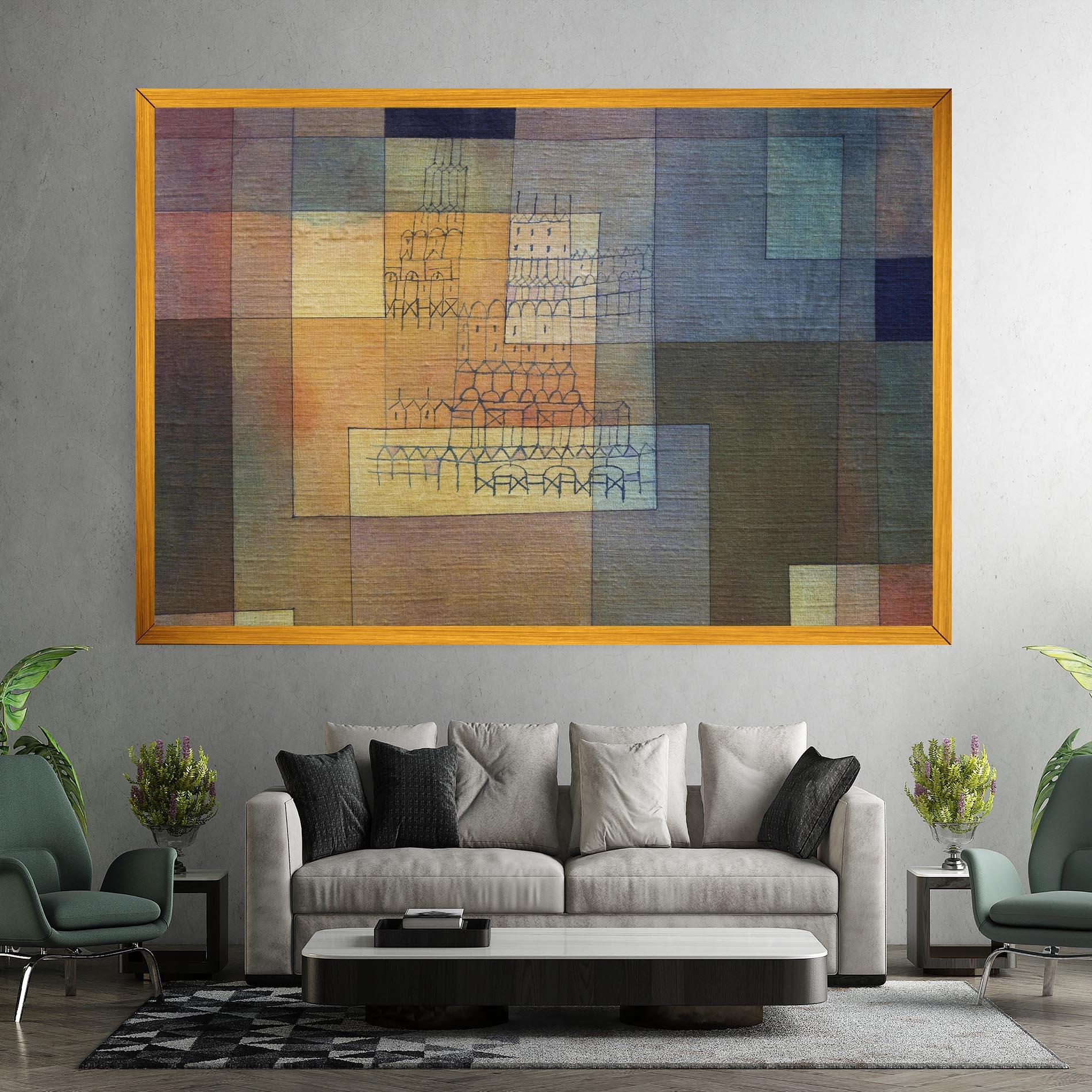 Картина на платно Water Color Square mockup 7