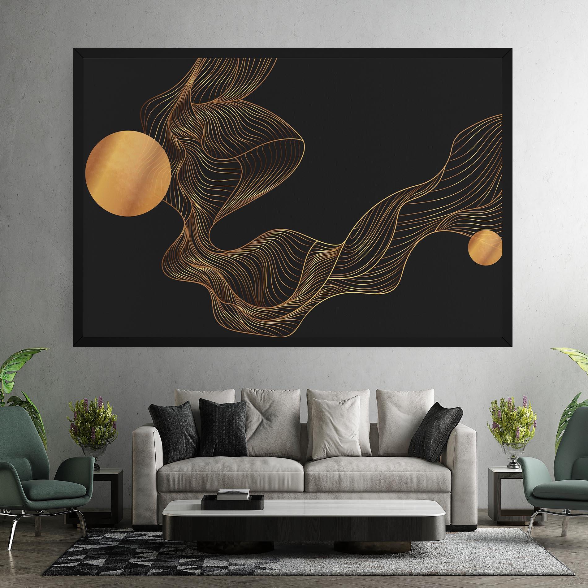 Картина на платно Frecventa Abstracta mockup 7