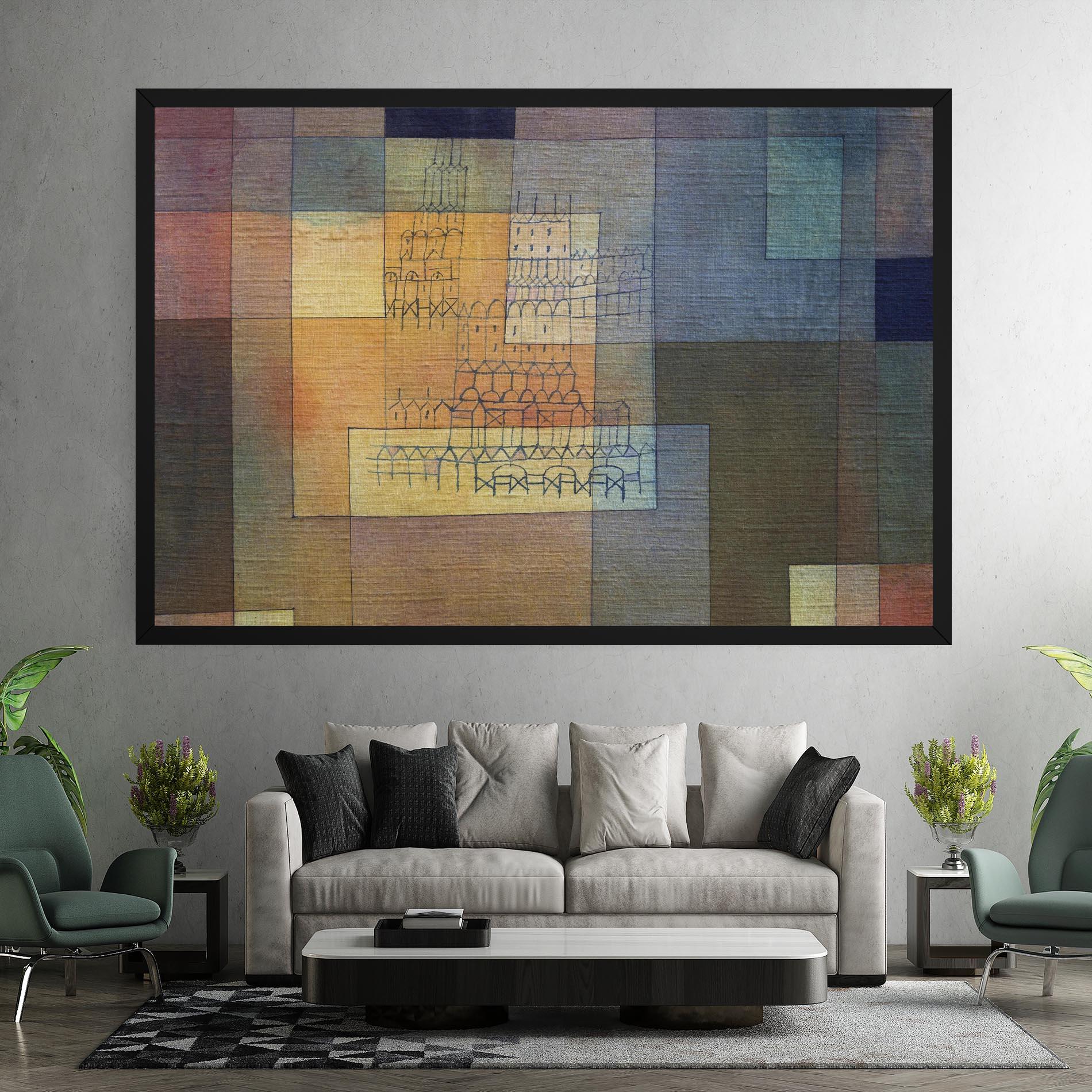 Картина на платно Water Color Square mockup 7