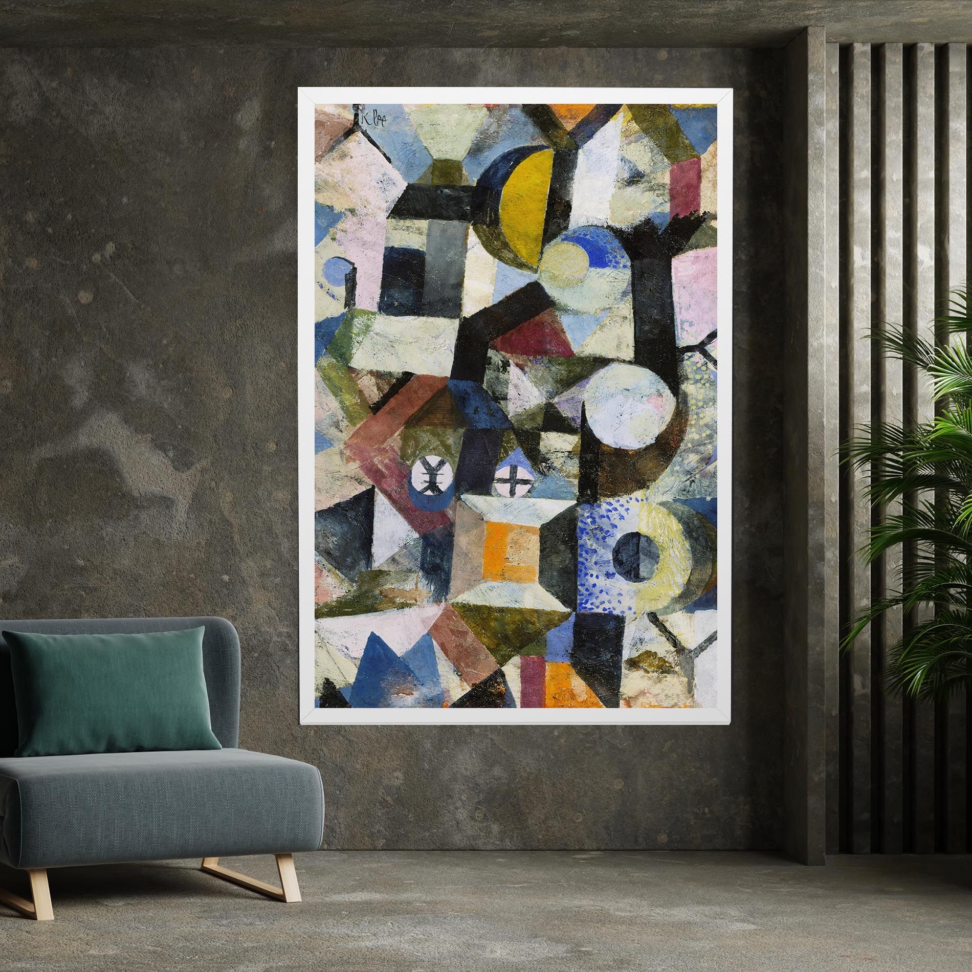 Abstract Geometric mockup 7