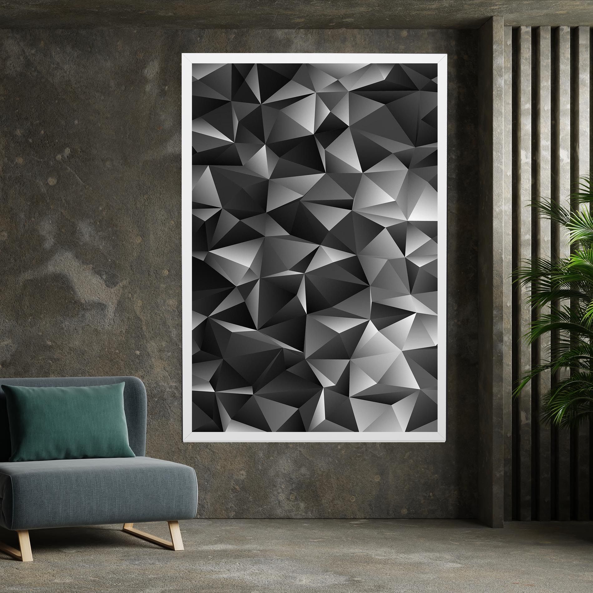Black Triangle Pattern mockup 7