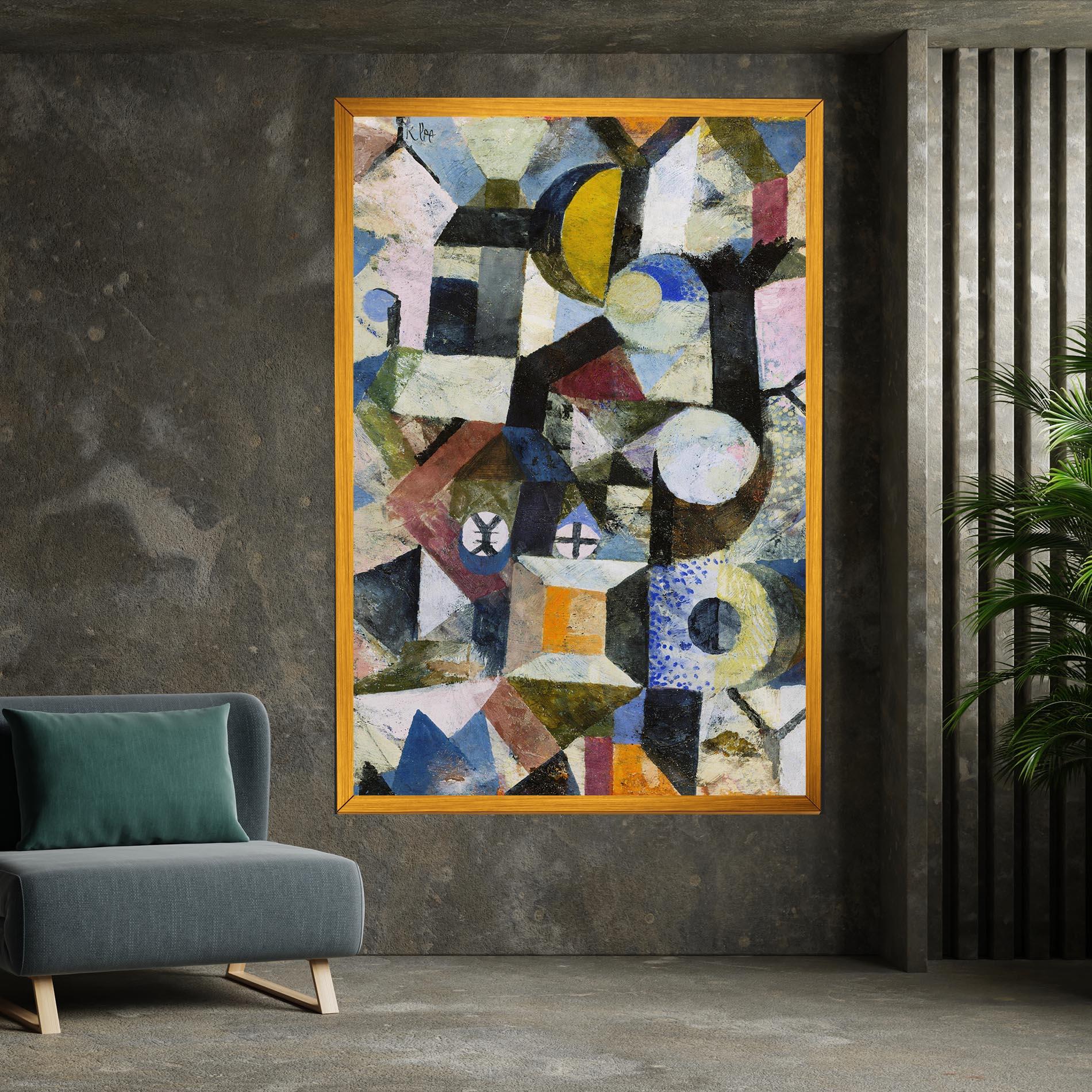 Картина на платно Abstract Geometric mockup 7