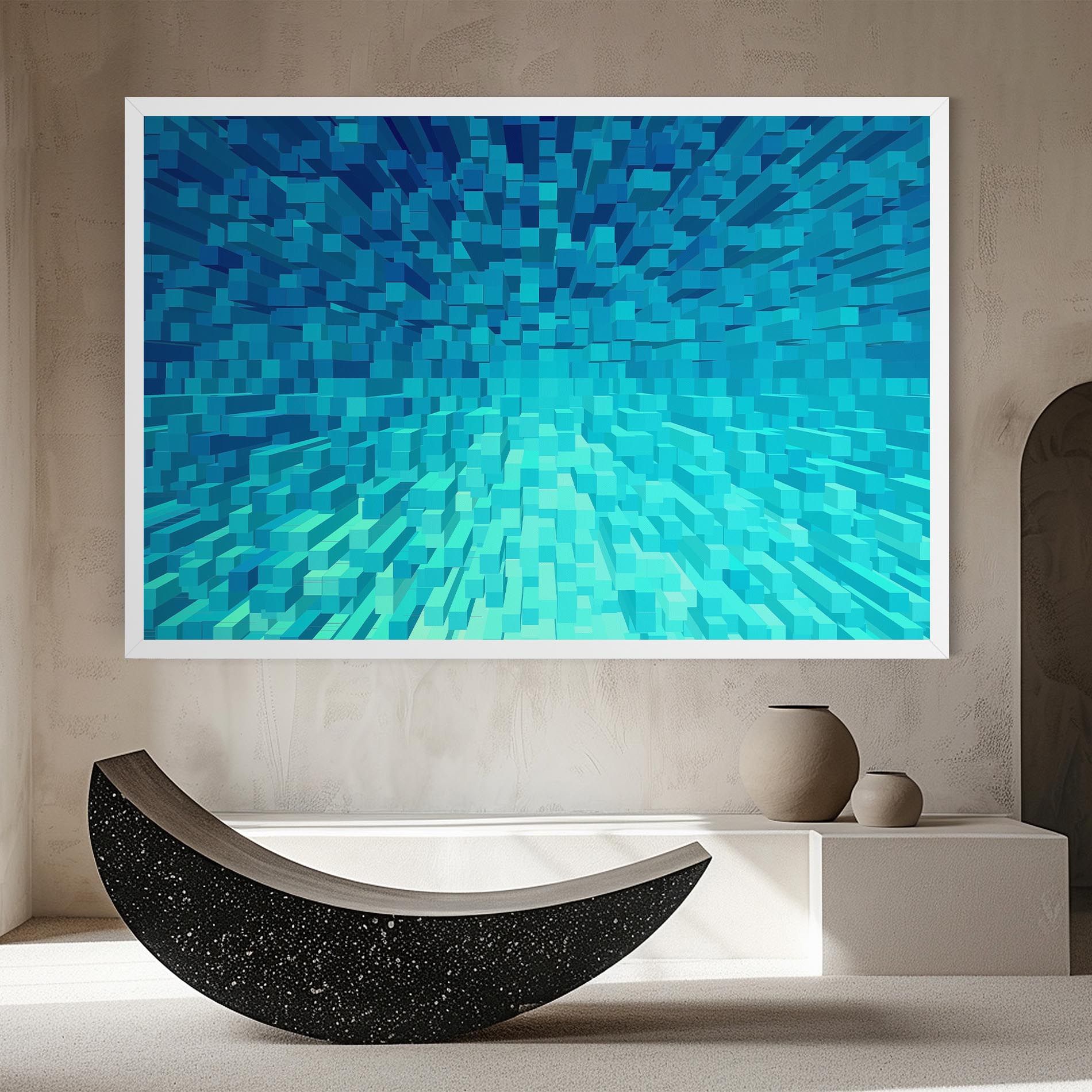 Blue Square Mix mockup 8