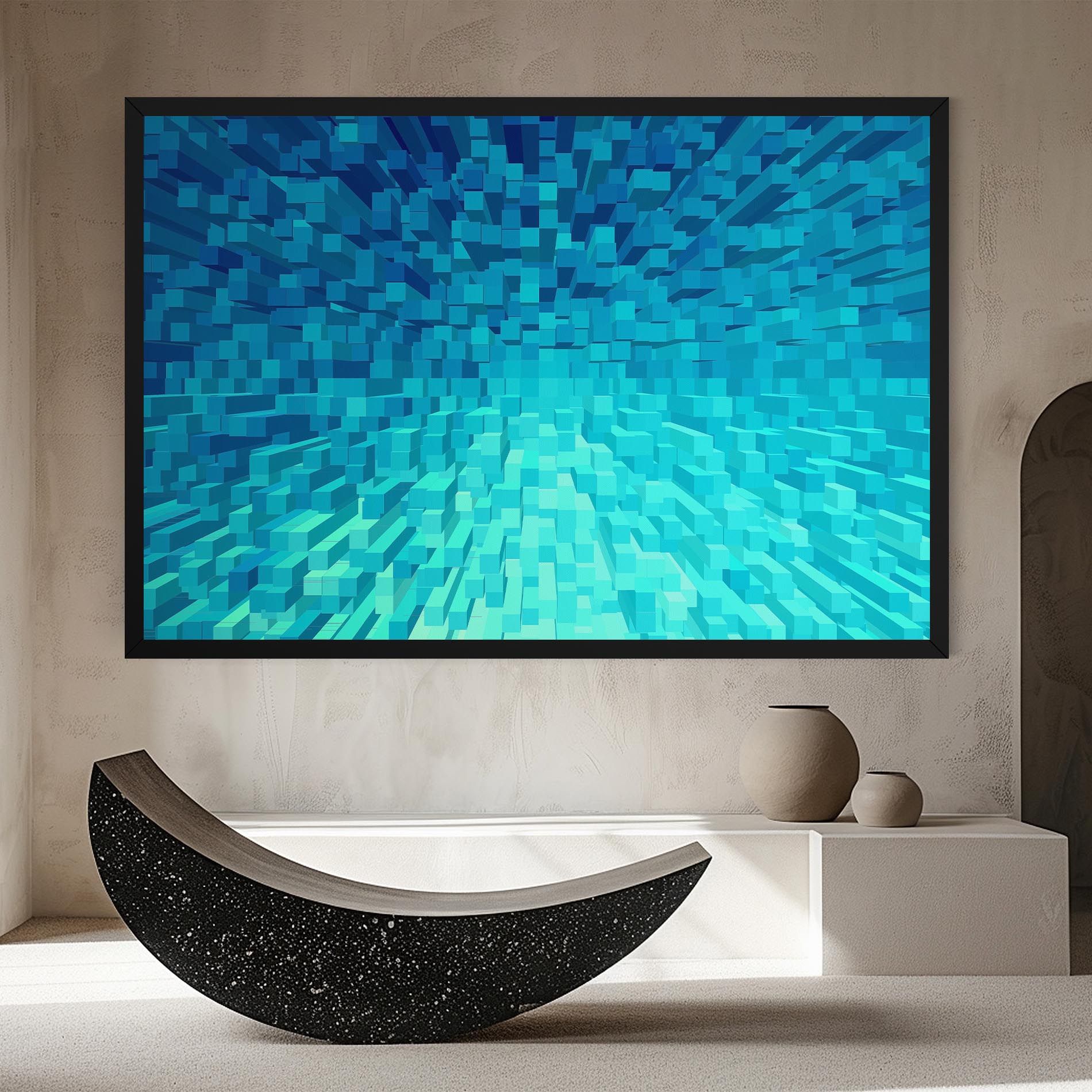 Blue Square Mix mockup 8