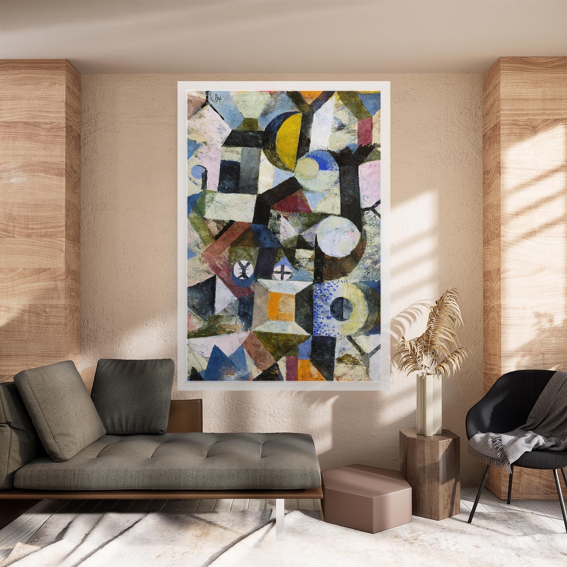 Abstract Geometric mockup 8