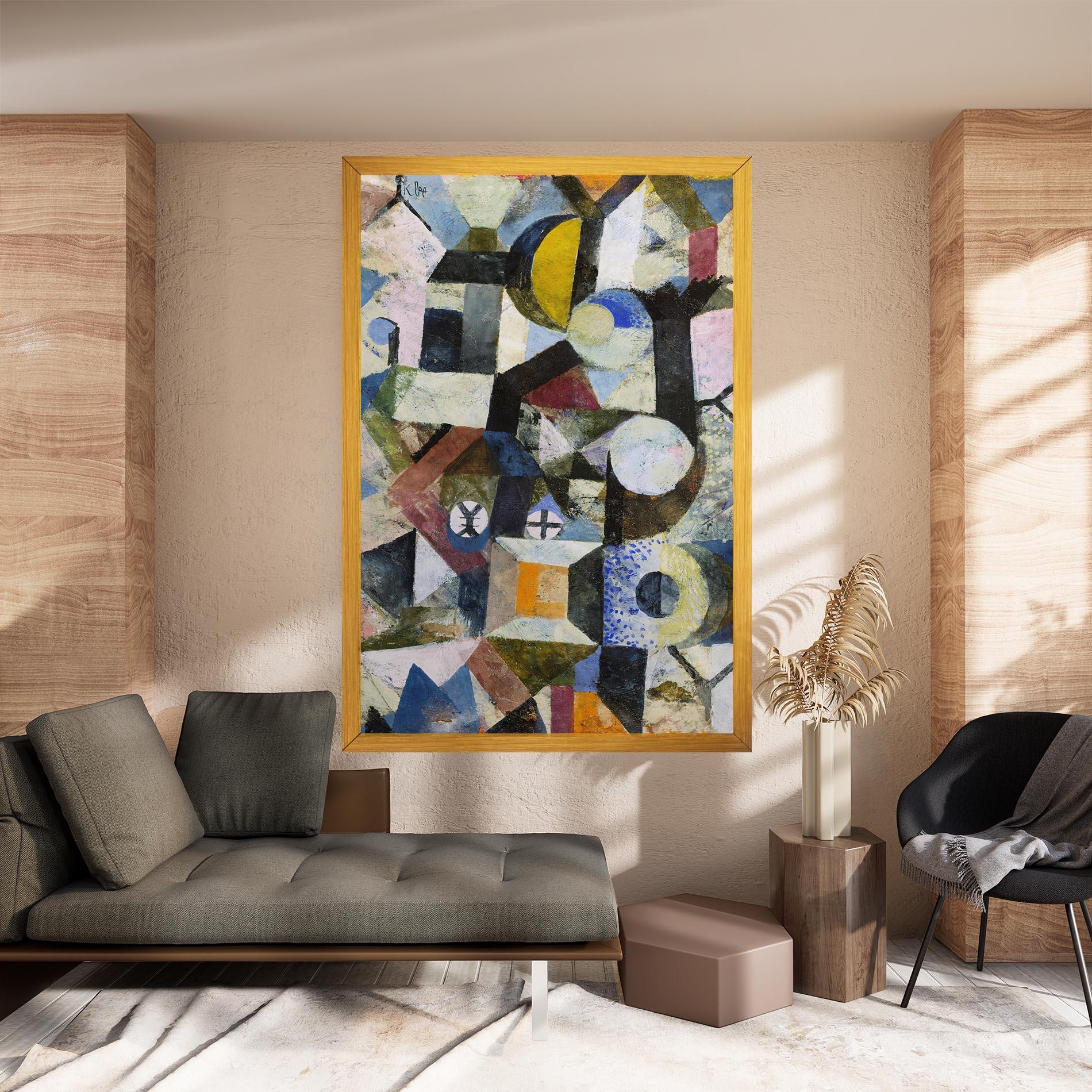 Картина на платно Abstract Geometric mockup 8