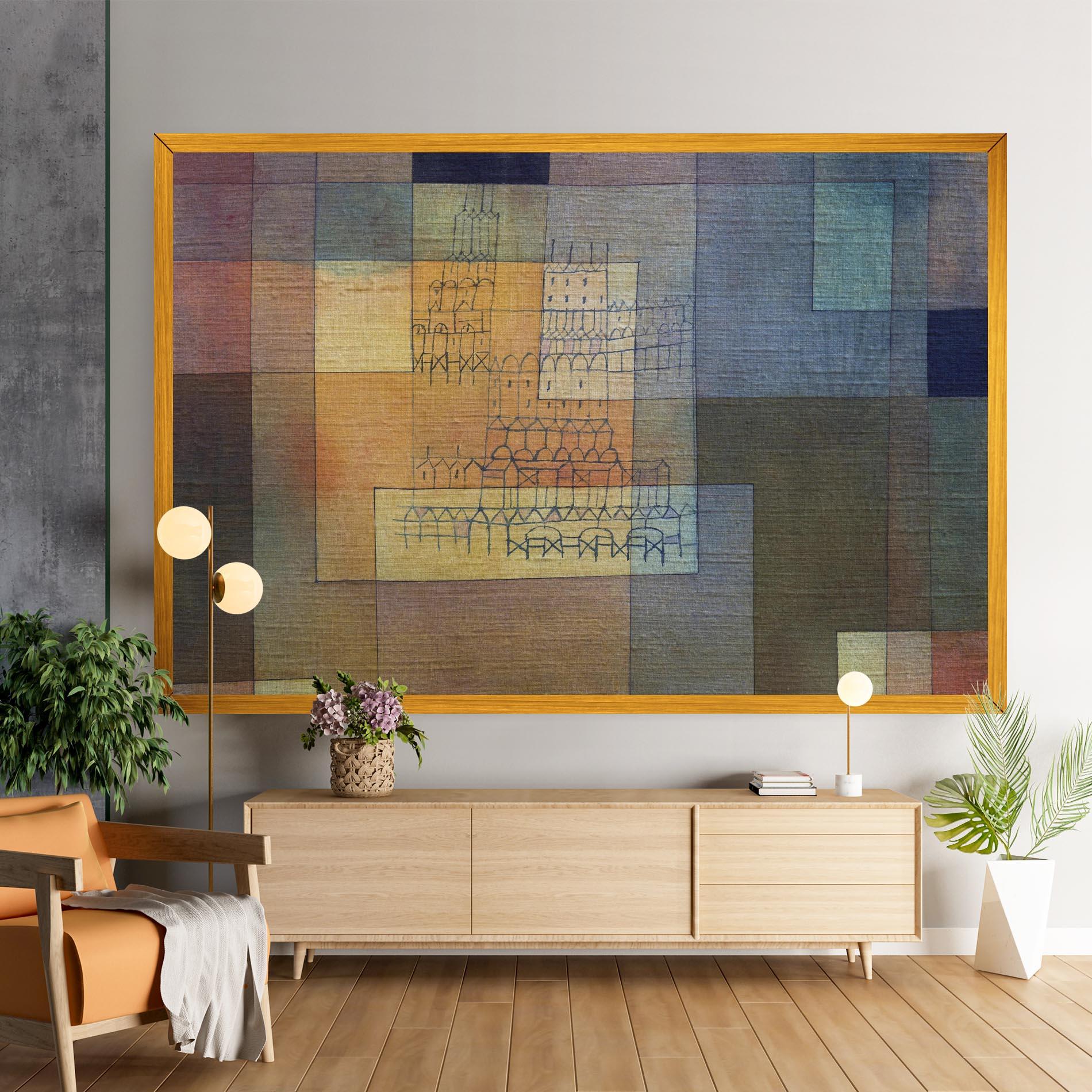 Картина на платно Water Color Square mockup 9