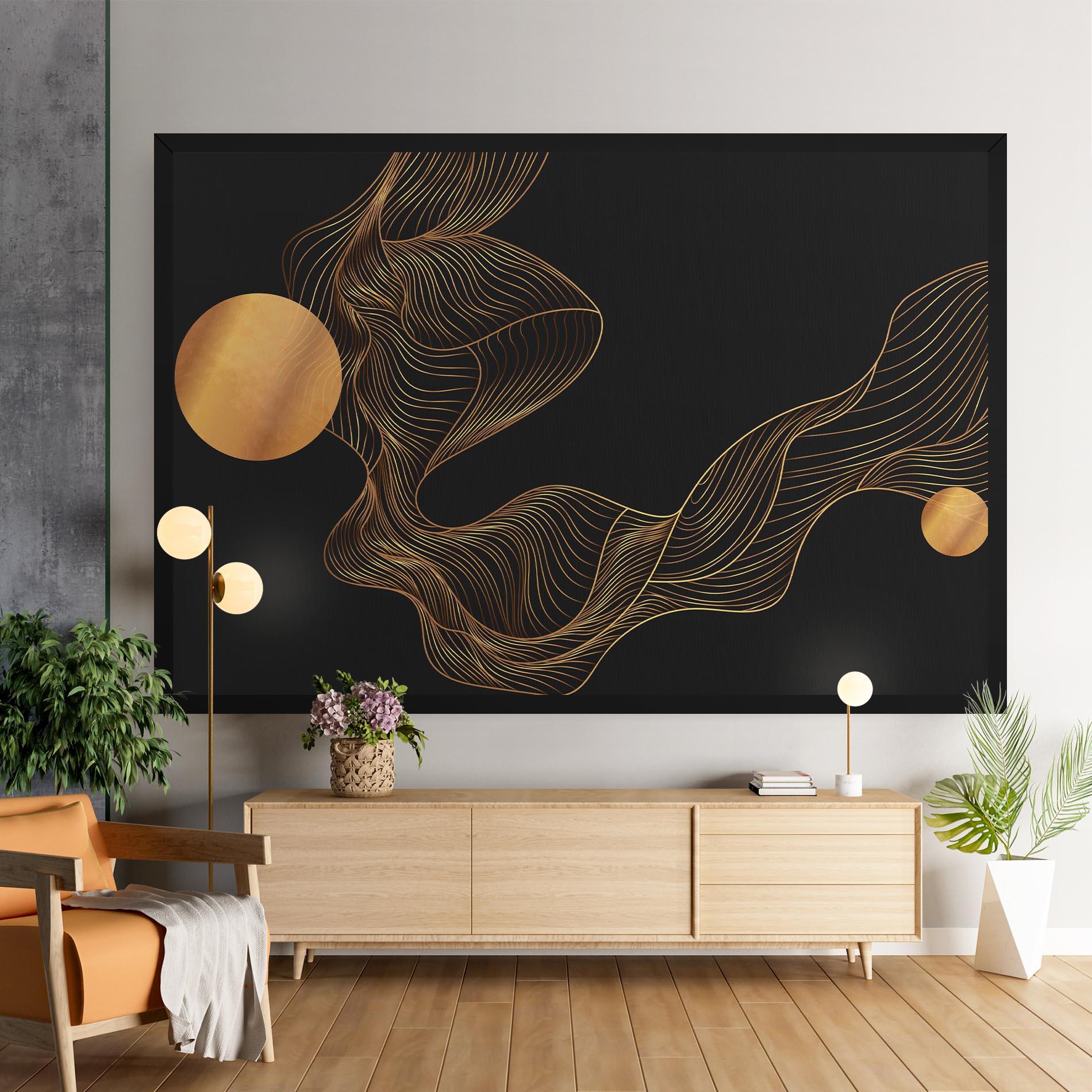 Картина на платно Frecventa Abstracta mockup 9