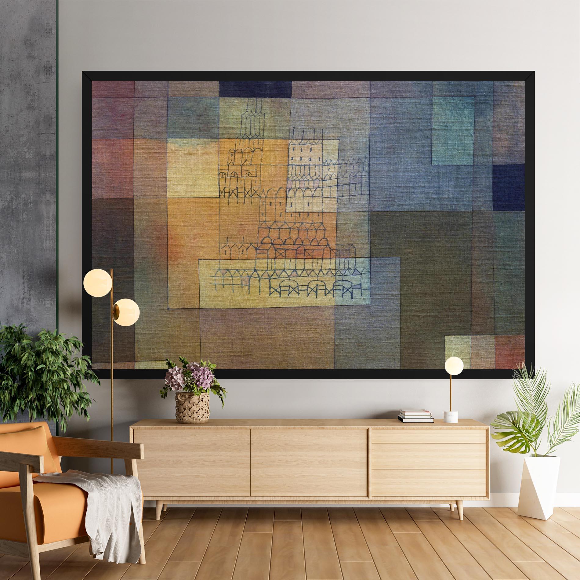 Картина на платно Water Color Square mockup 9