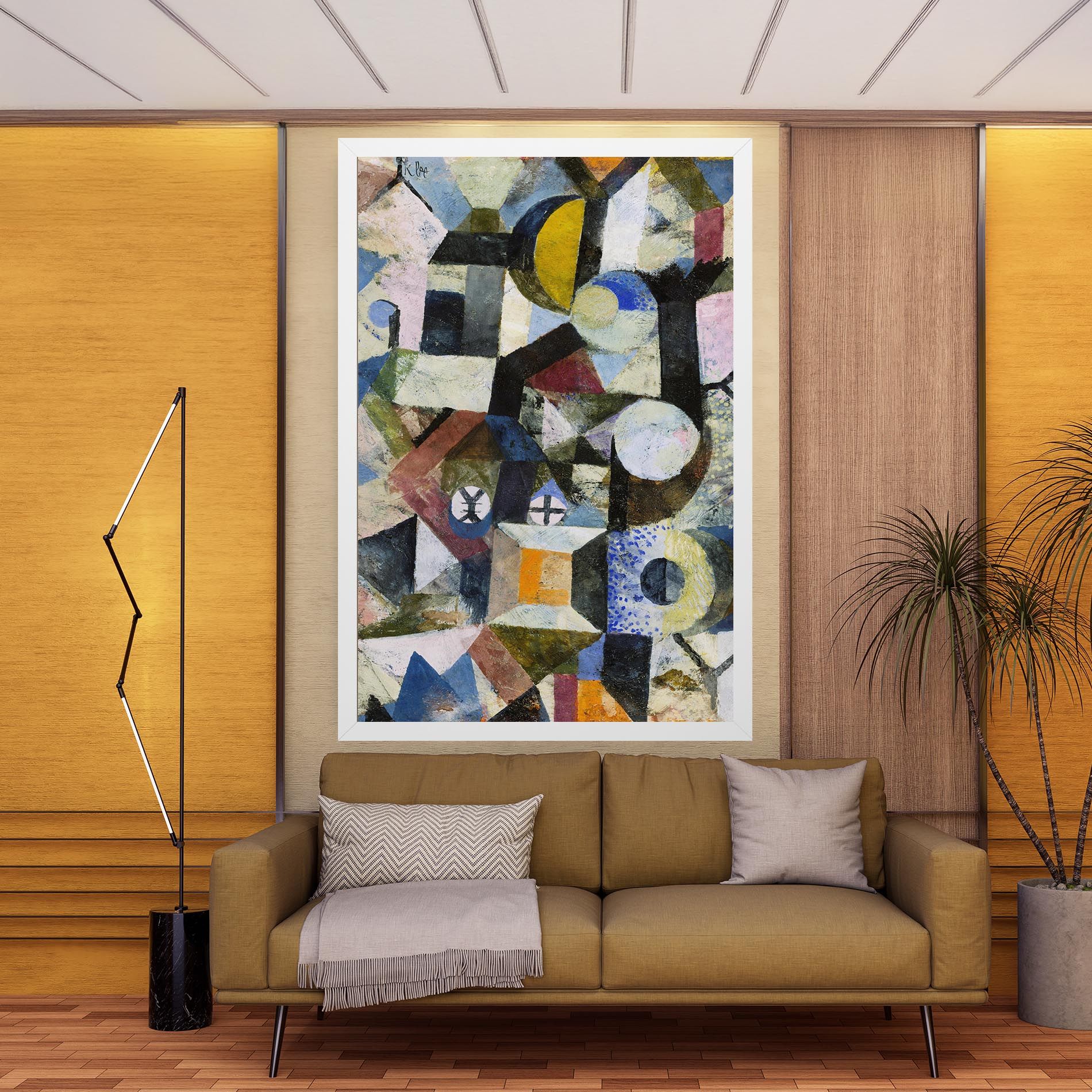 Abstract Geometric mockup 9