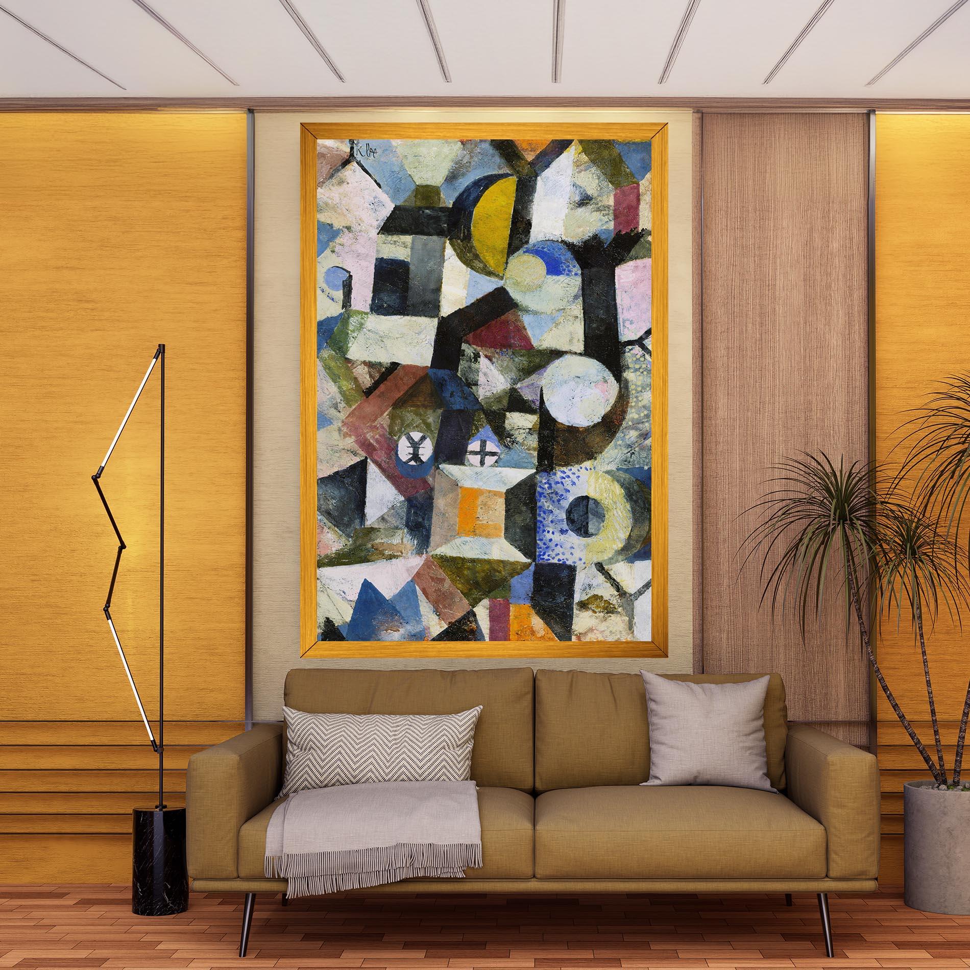 Картина на платно Abstract Geometric mockup 9