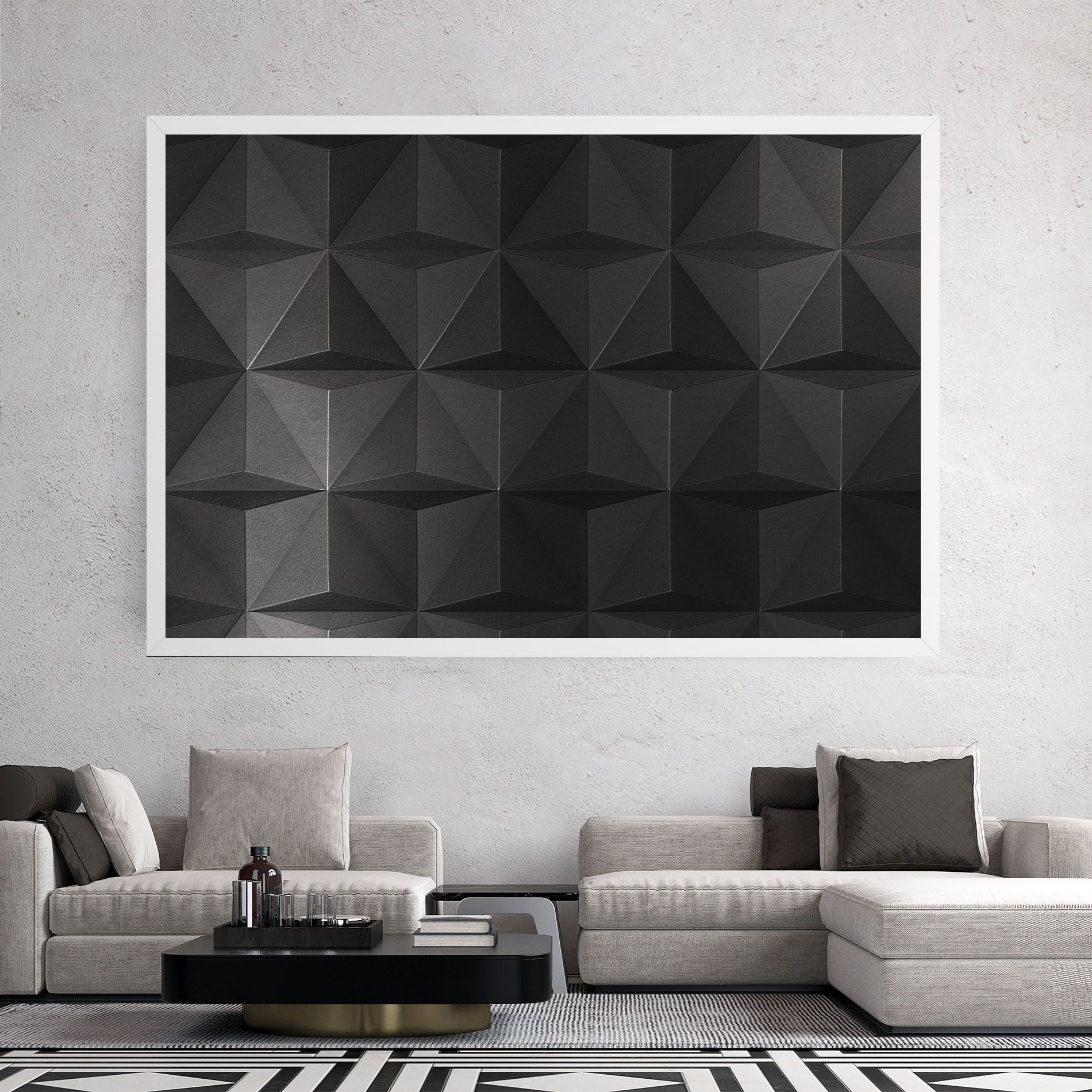 Black Shade Triangle mockup 2