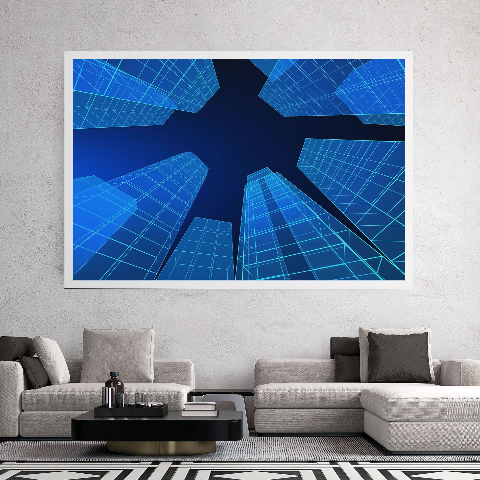 Blue Buildings mockup 2