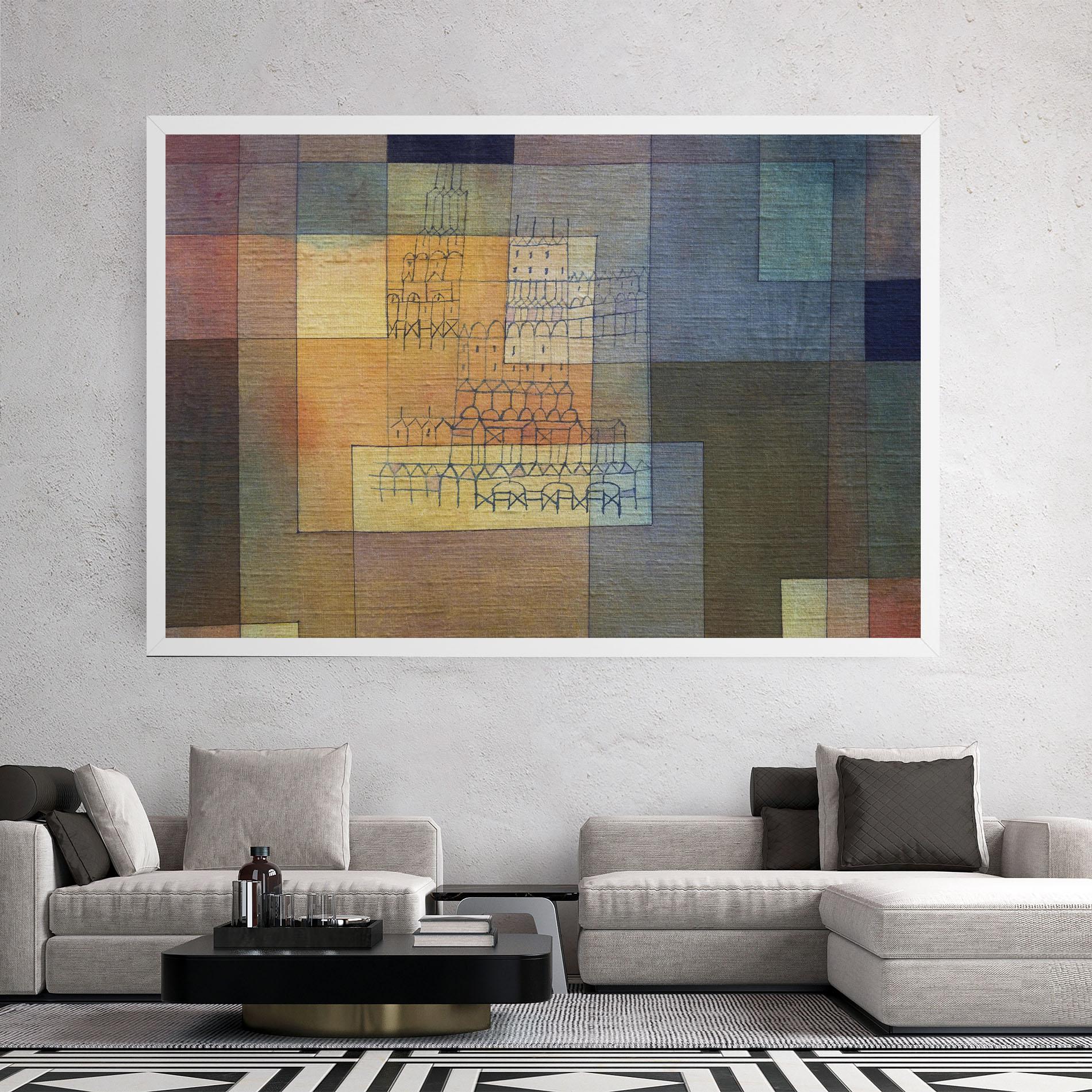 Картина на платно Water Color Square mockup 2