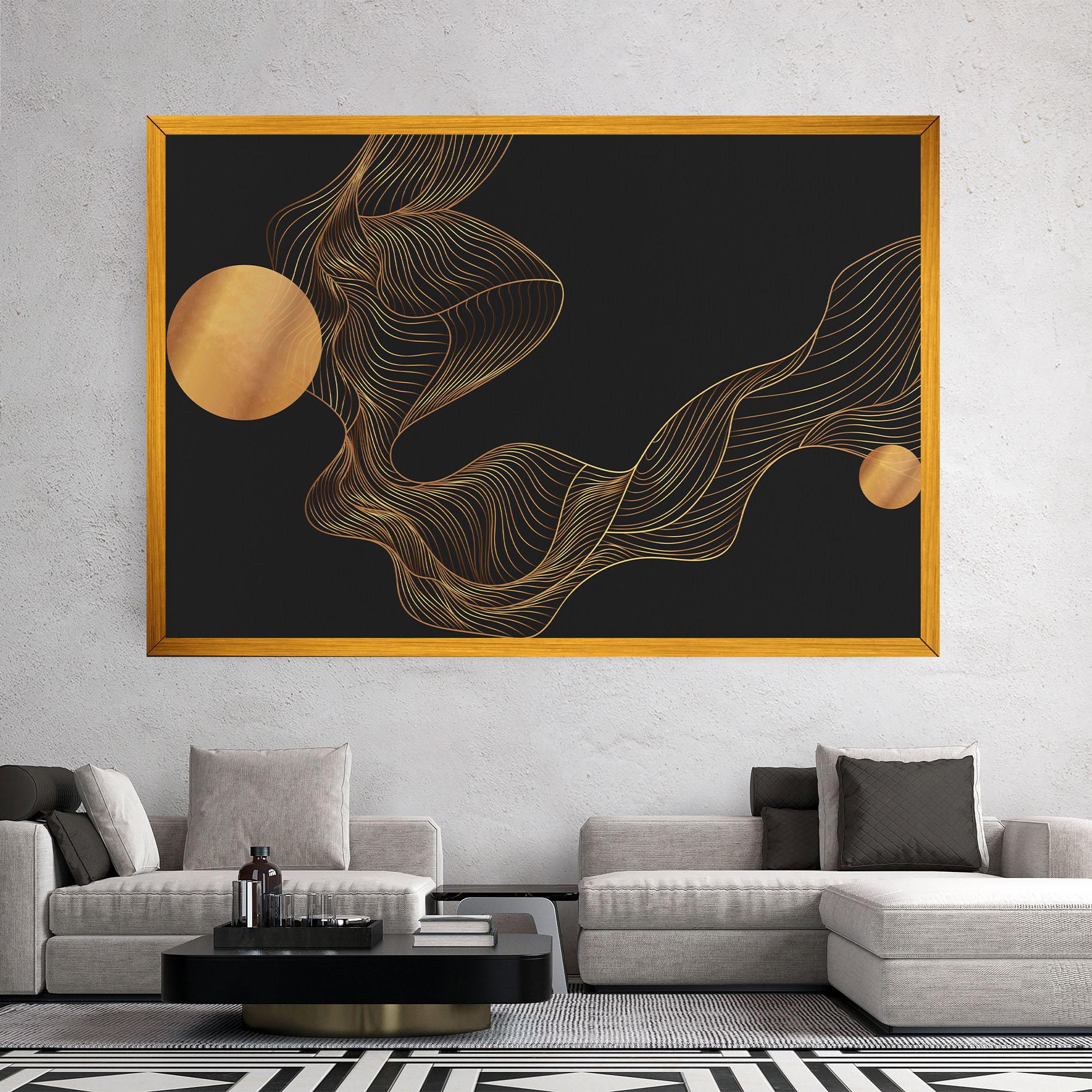 Картина на платно Frecventa Abstracta mockup 2