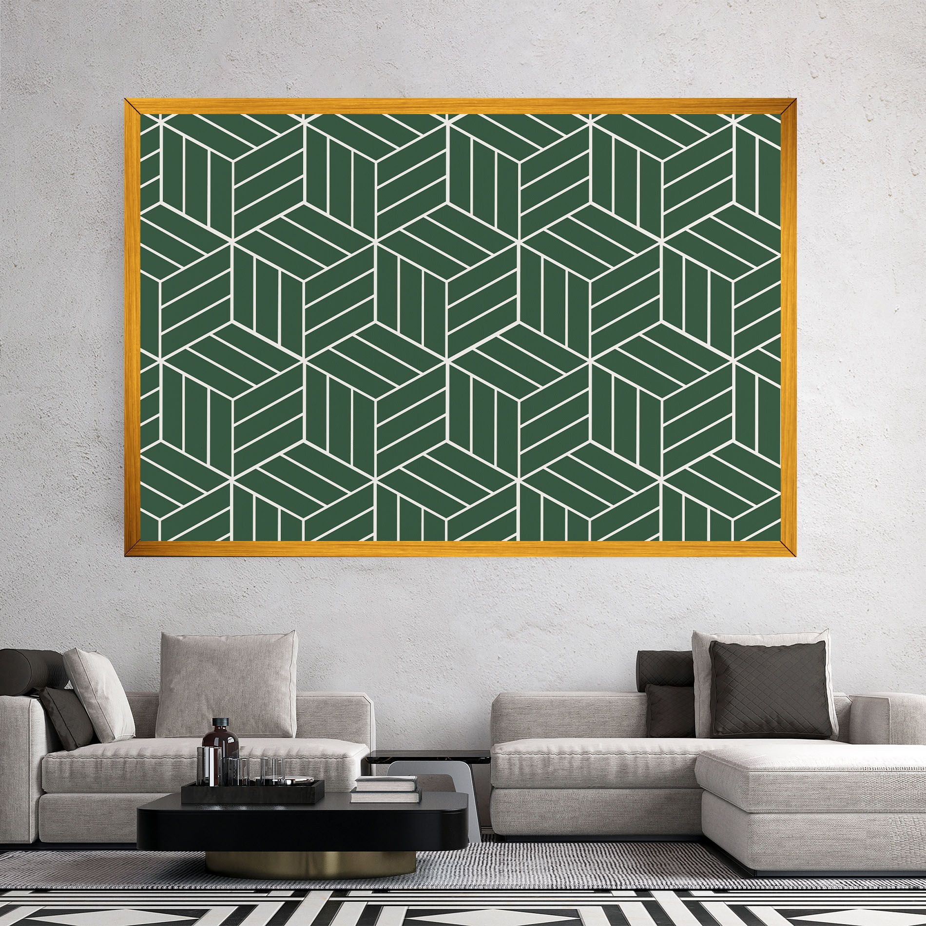 Green Square mockup 2