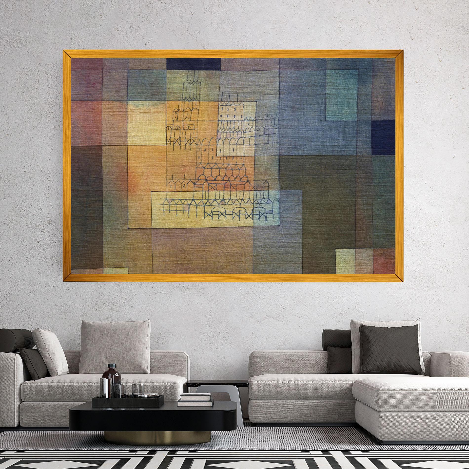 Картина на платно Water Color Square mockup 2