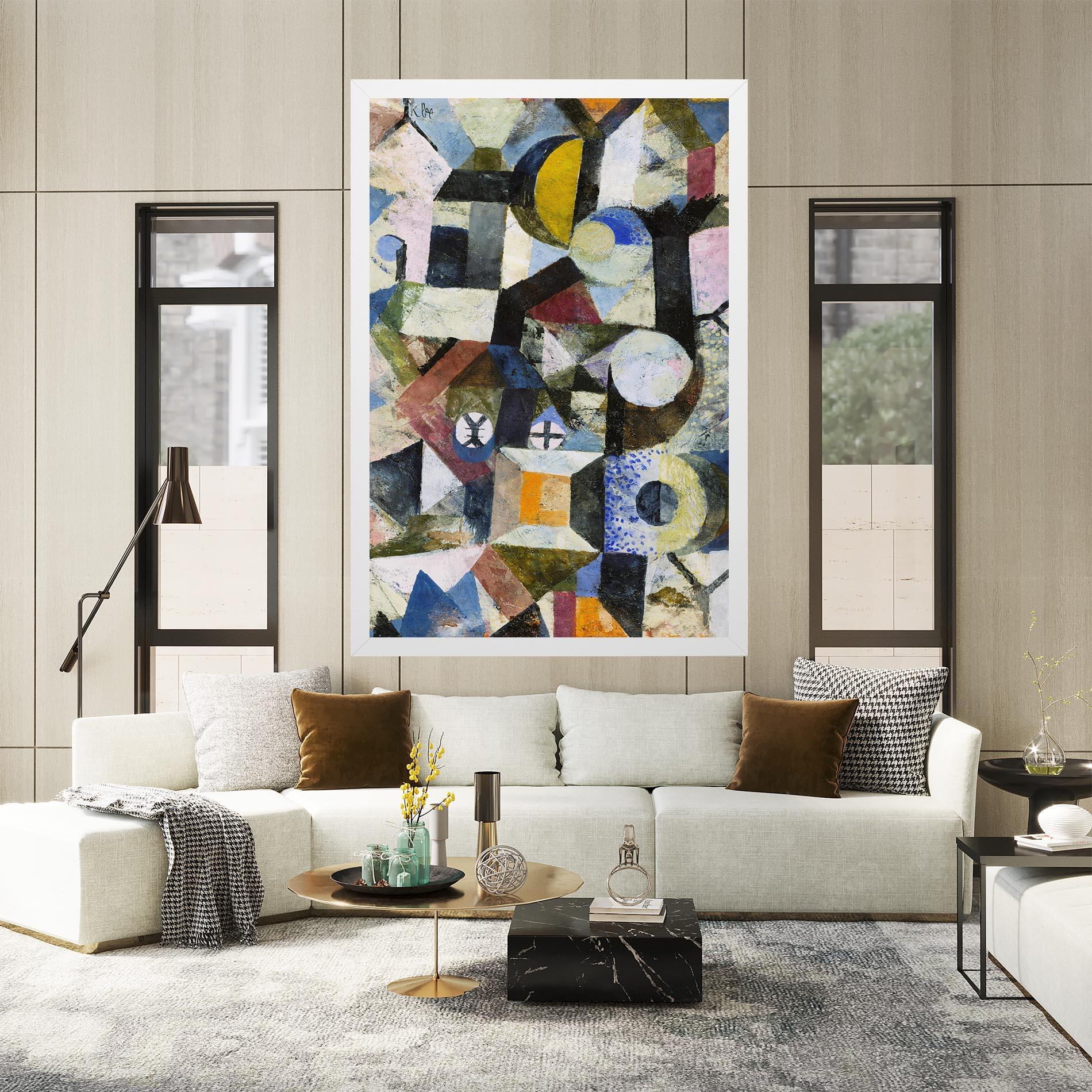 Картина на платно Abstract Geometric mockup 2