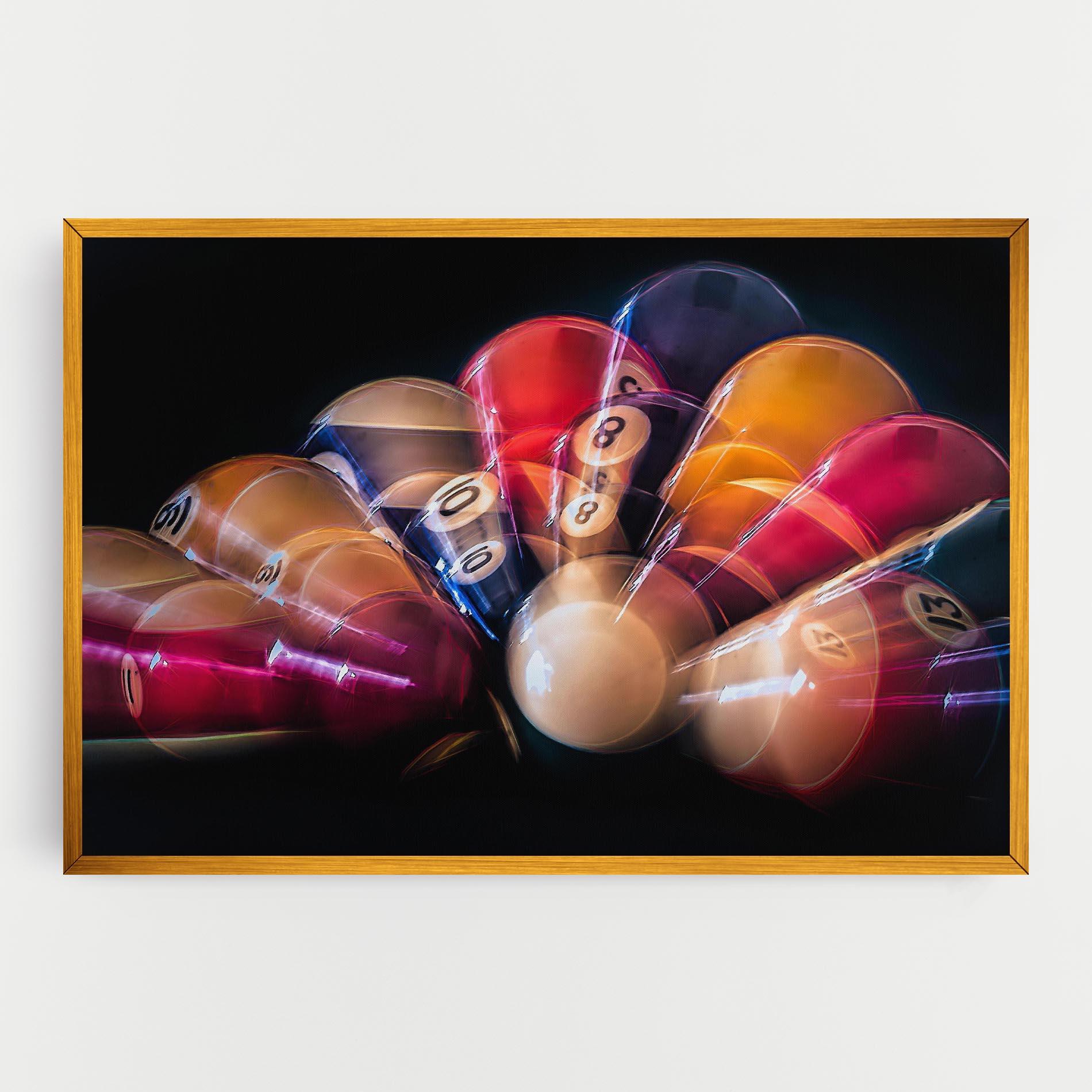 Картина на платно Bowling Balls mockup 0