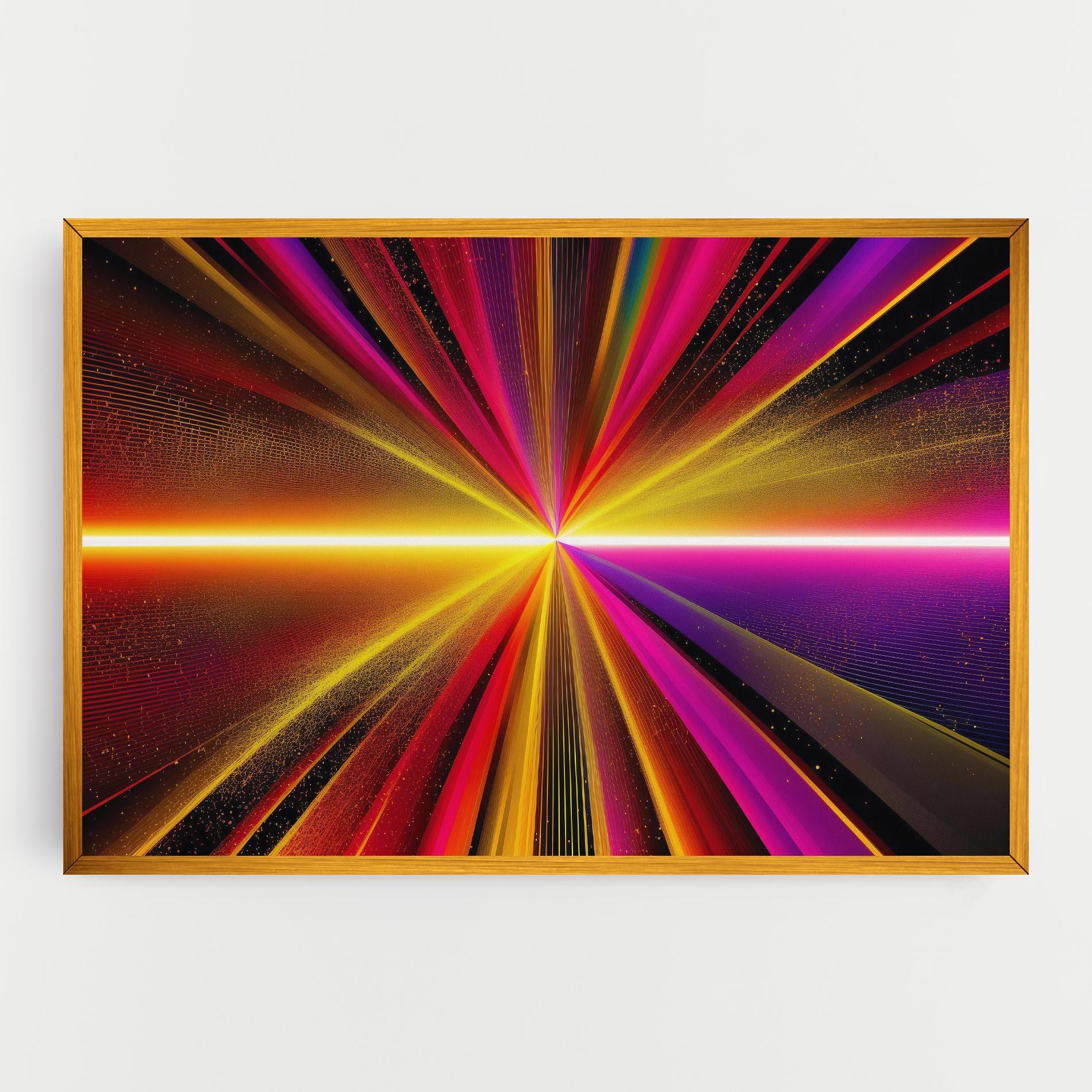 Картина на платно White Light Mix mockup 0